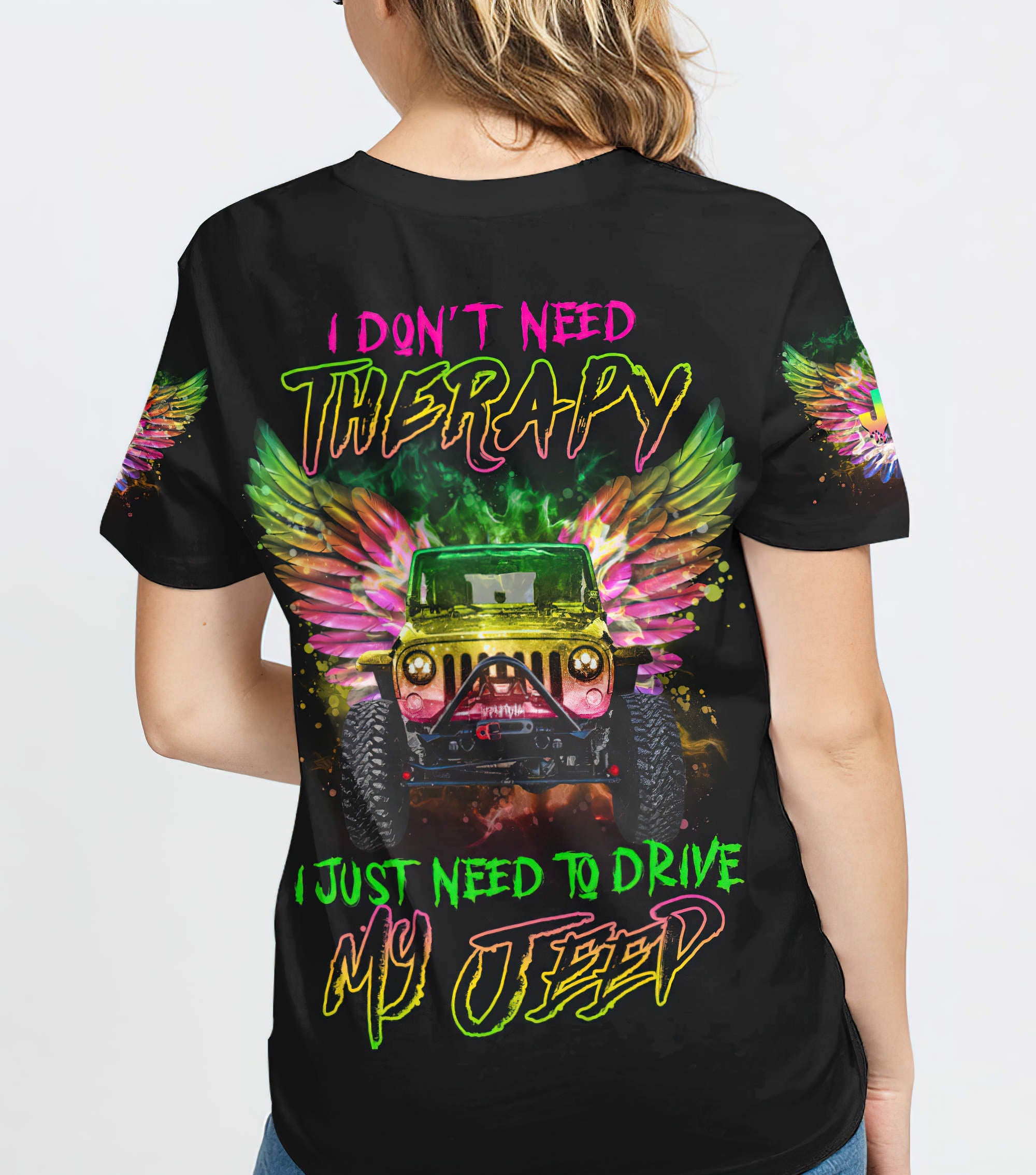 i-dont-need-therapy-i-just-need-to-drive-my-jeep-wings-t-shirt