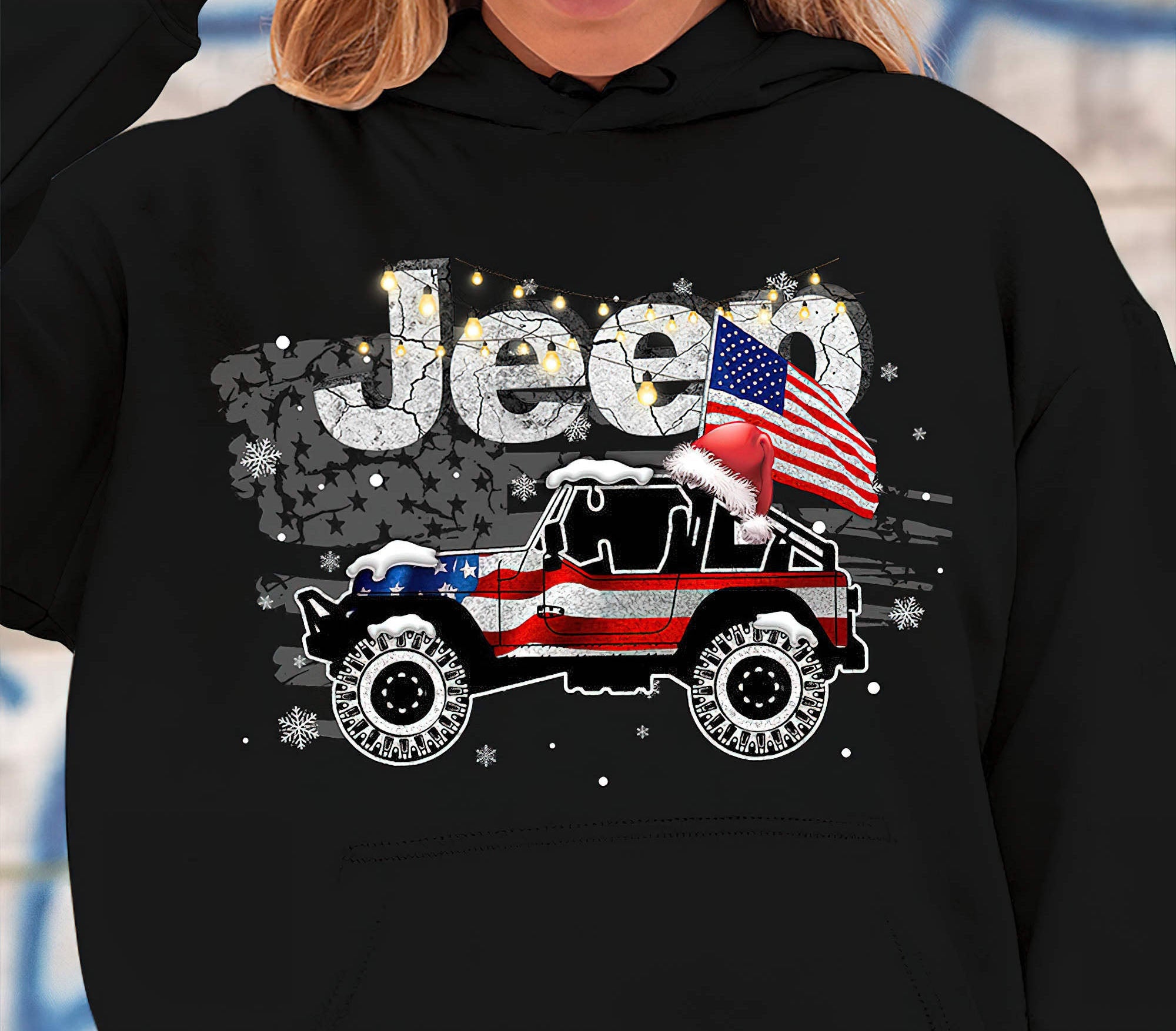 jeep-flag-christmas-1-sided-hoodie