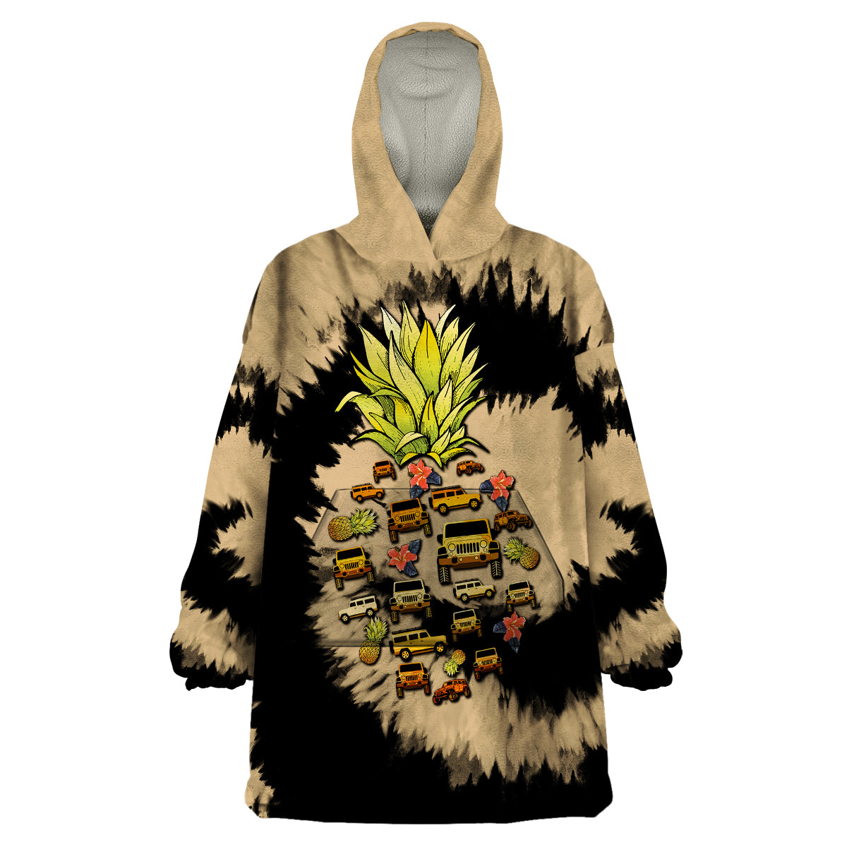 jeep-pineapple-bleach-tie-dye-style-catch-a-wave-wearable-blanket-hoodie