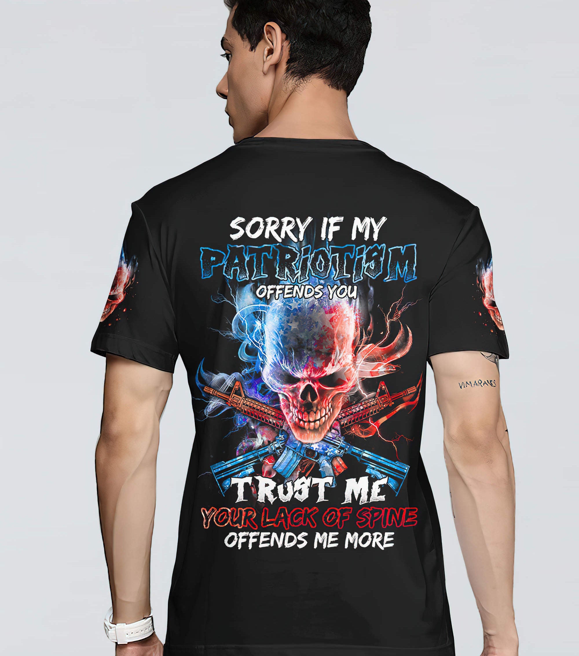 sorry-if-my-patriotism-skull-flaming-american-all-over-print-t-shirt