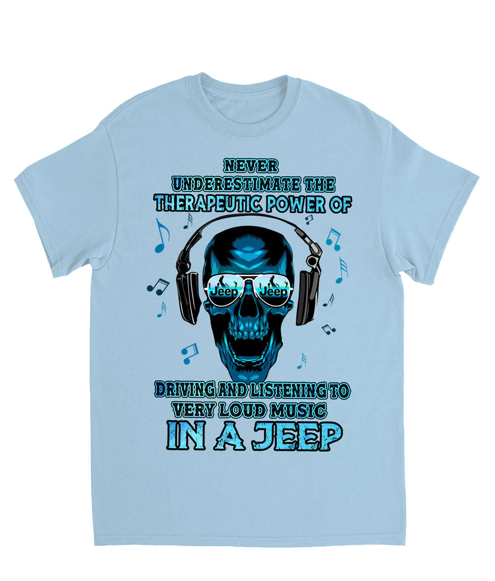 loud-music-in-a-jeep-skull-cotton-shirt-t-shirt