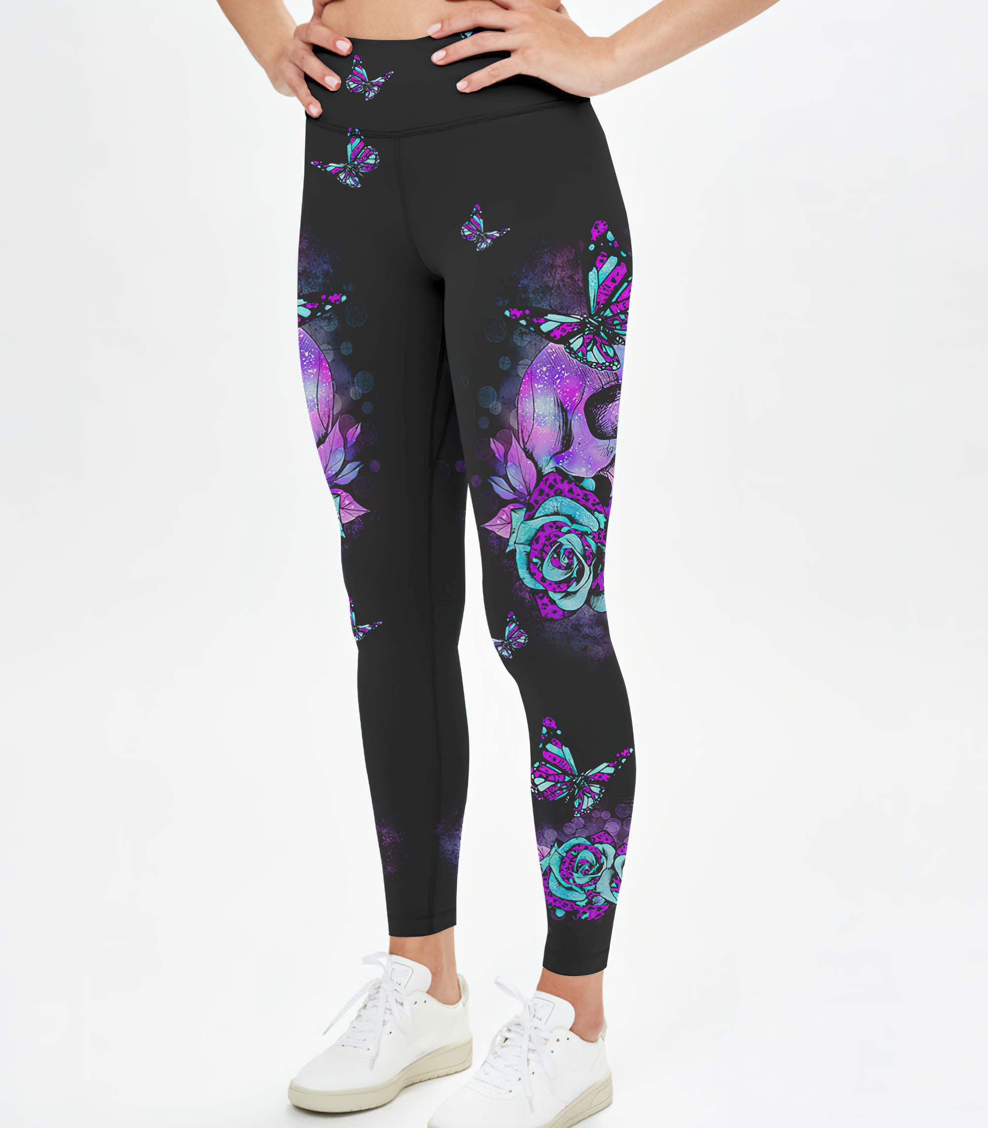 the-good-girl-in-me-got-tired-skull-rose-all-over-print-4-leggings