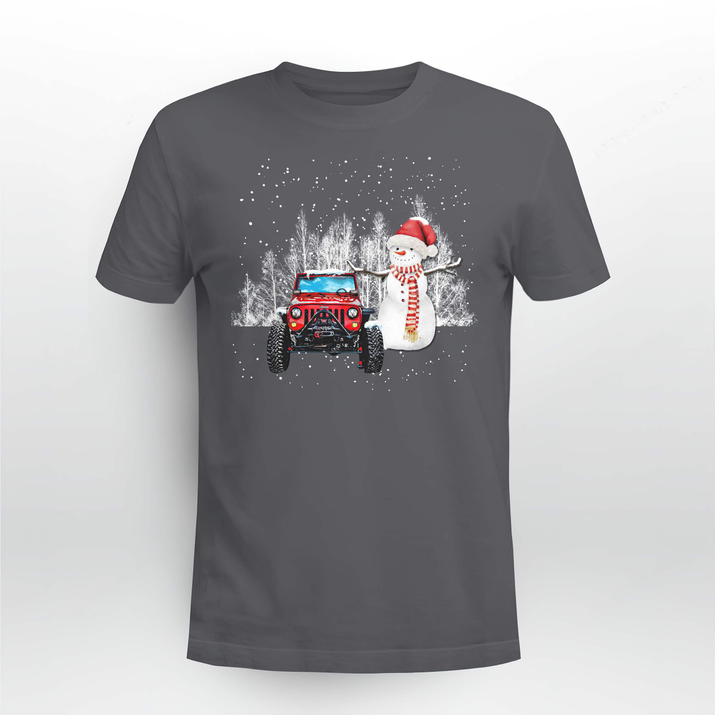 snow-jeep-christmas-2-t-shirt