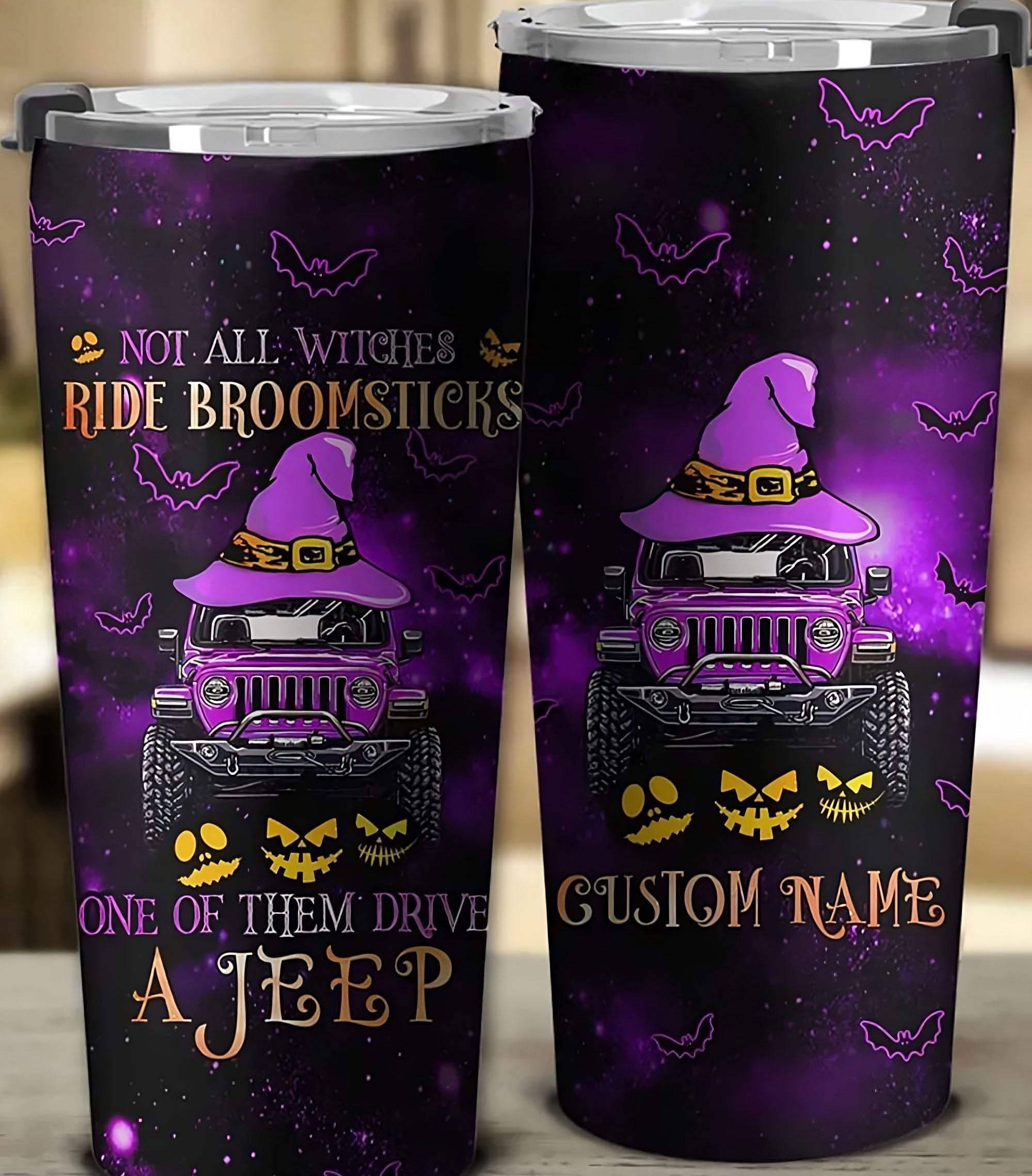 personalized-not-all-witches-ride-broomsticks-tumbler