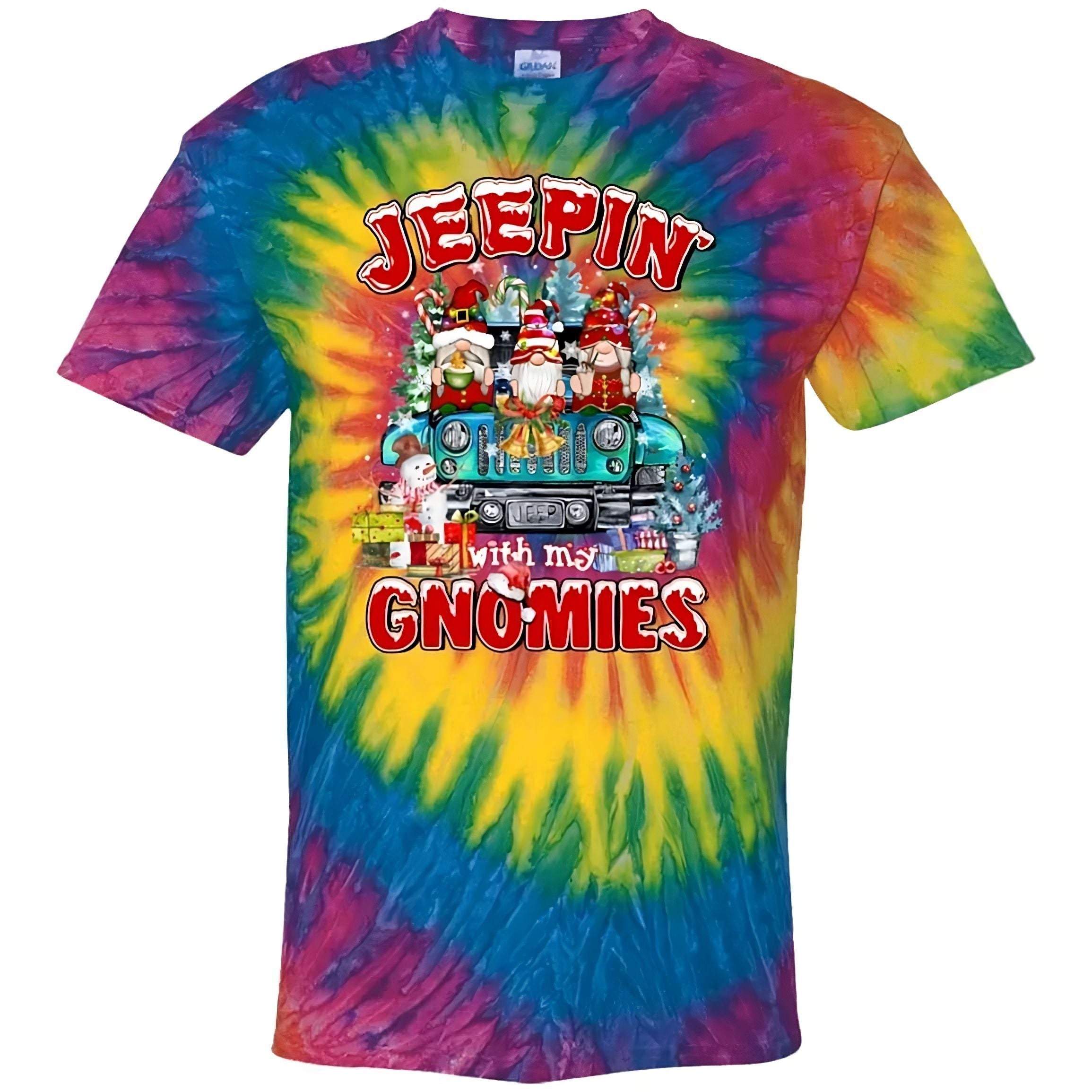 jeepin-with-my-gn-christmas-tie-dye-cotton-shirt-t-shirt