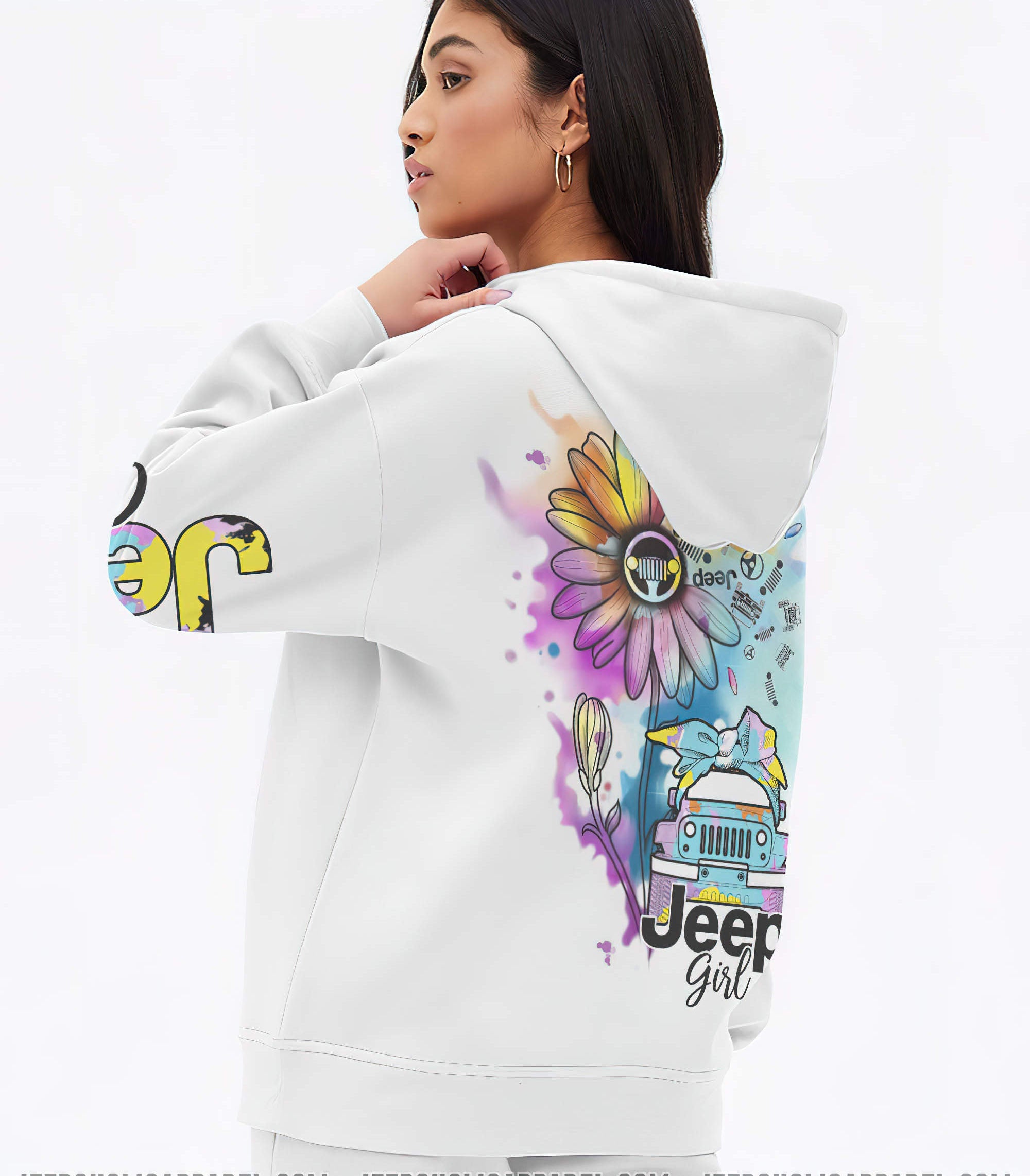 jeep-girl-watercolor-1-hoodie