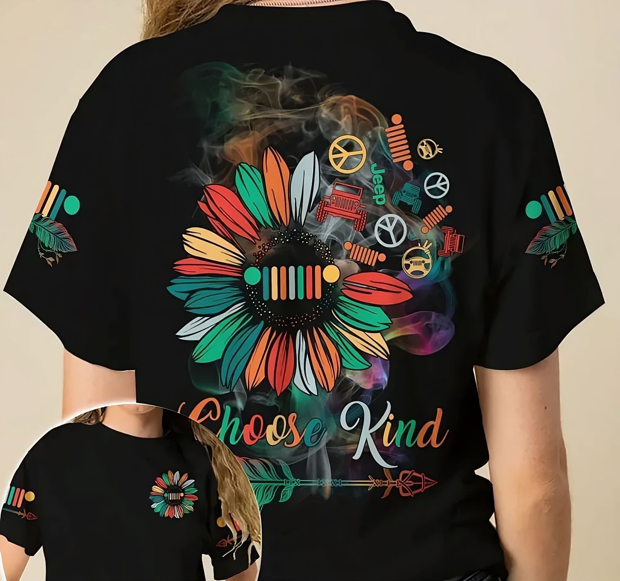 choose-kind-hippie-sunflower-jeep-all-over-print-t-shirt