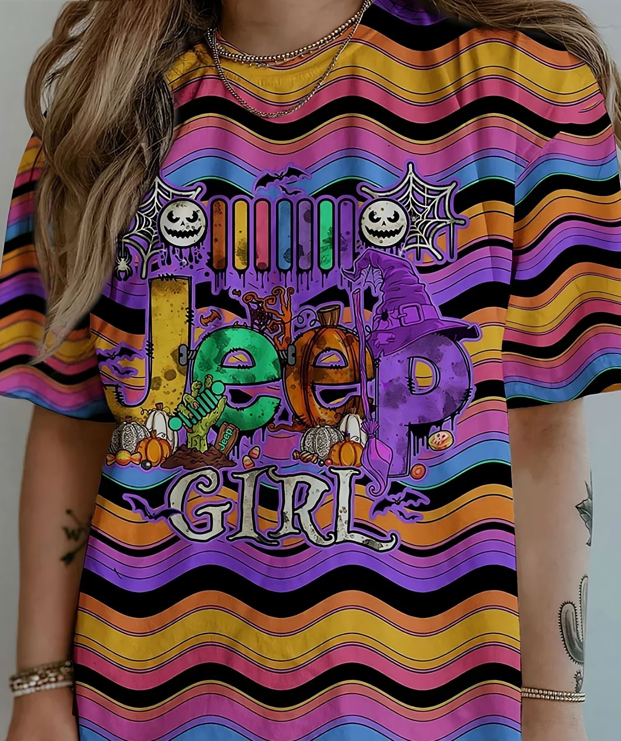 jeep-girl-halloween-all-over-print-t-shirt