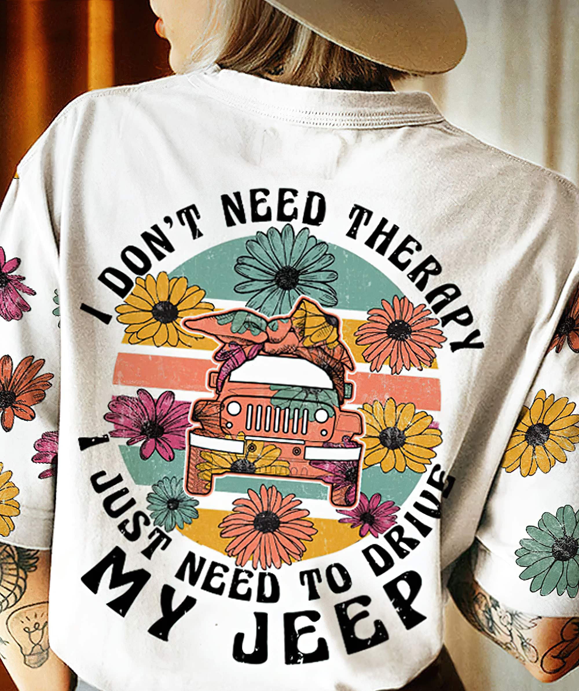 i-dont-need-therapy-retro-jeep-girl-t-shirt