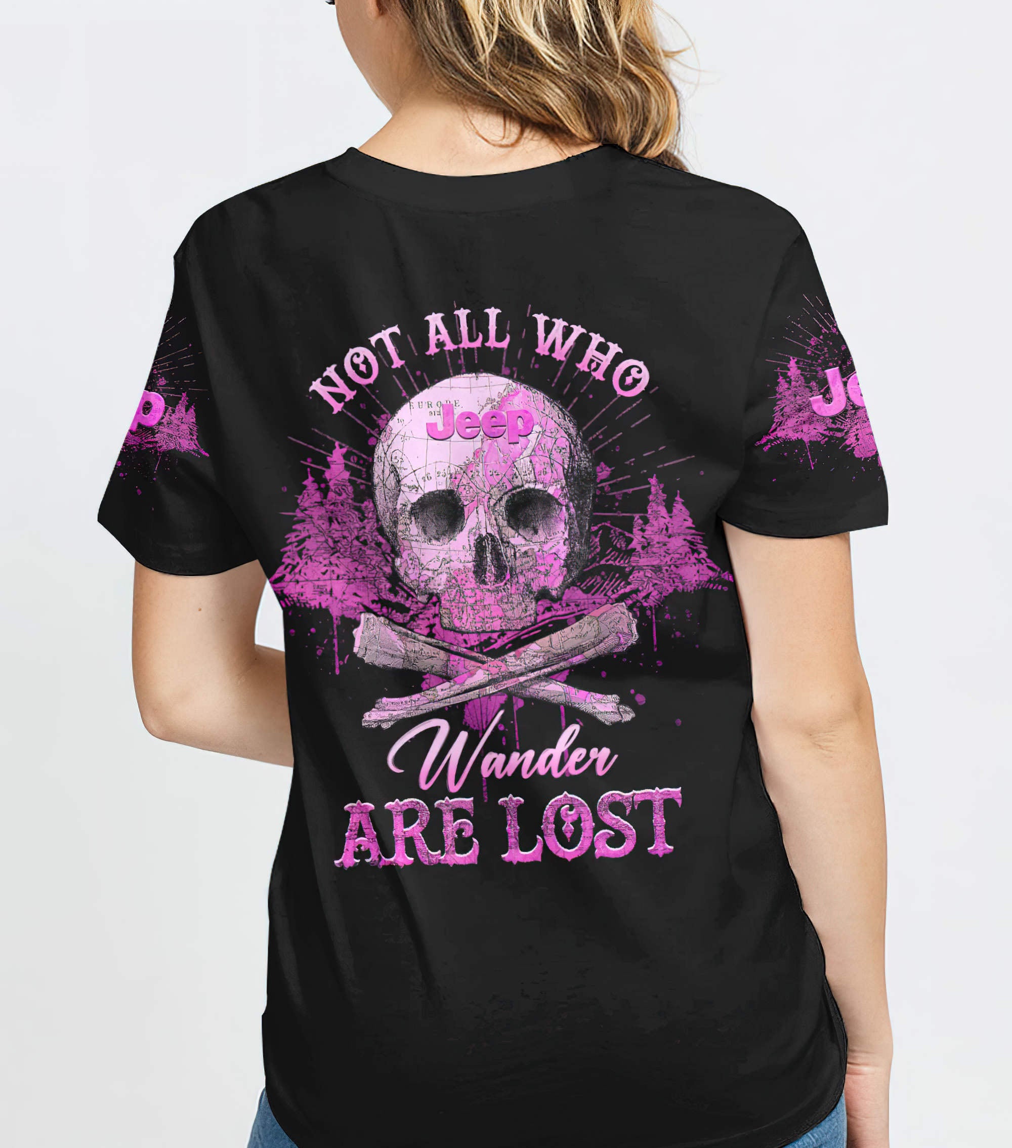 not-all-who-wander-are-lost-skull-jeep-t-shirt