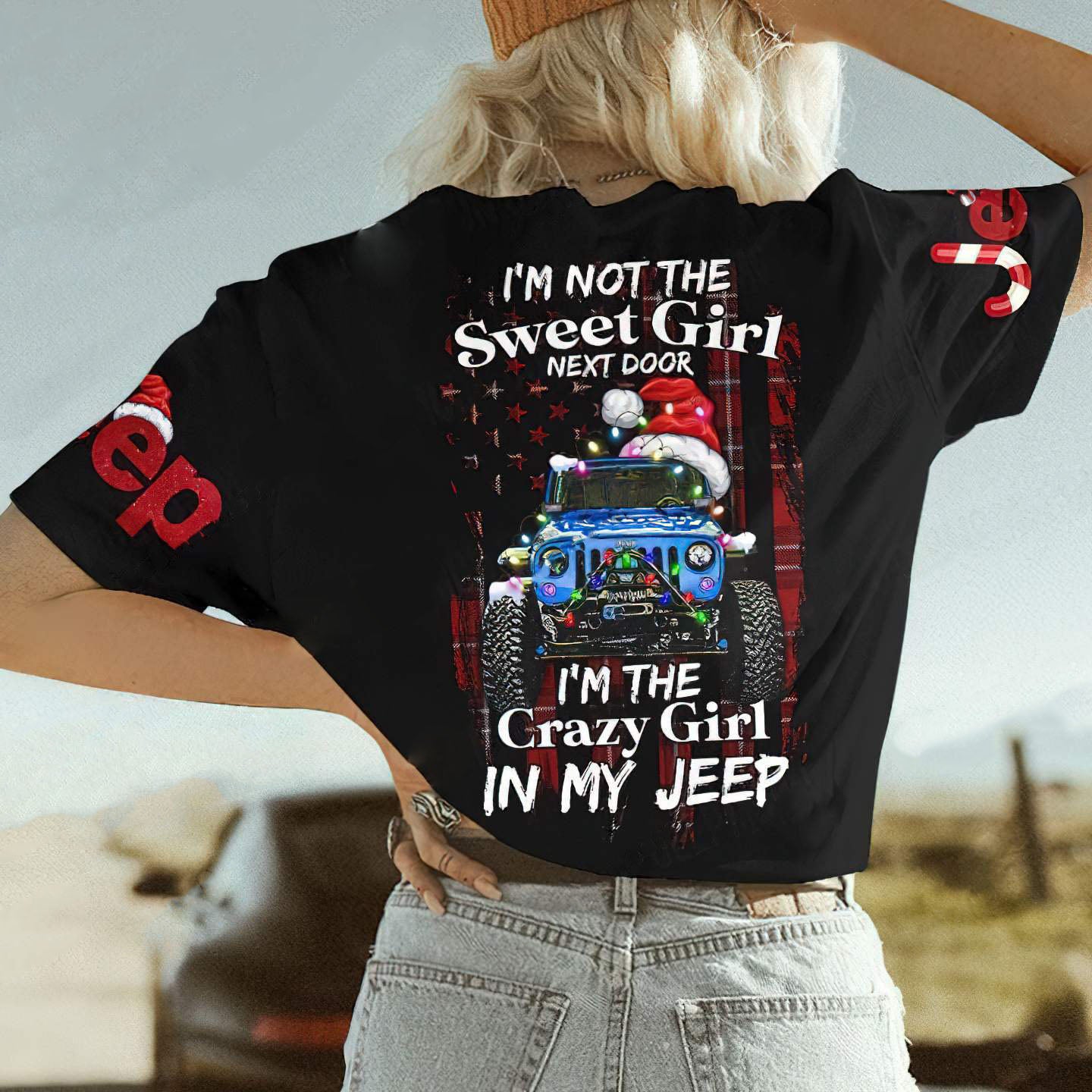 flagchris-jeep-christmas-t-shirt