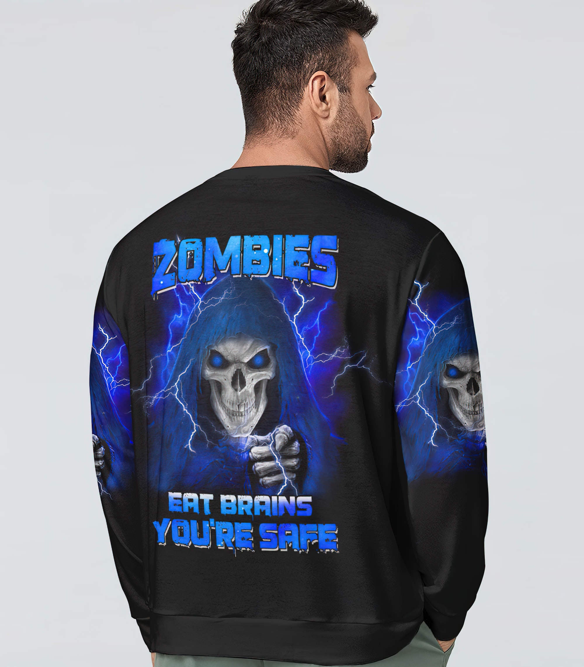 zombies-eat-brains-youre-safe-all-over-print-sweatshirt