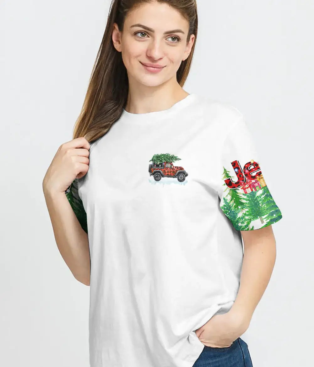 my-sleigh-broke-jeep-painting-leopard-t-shirt