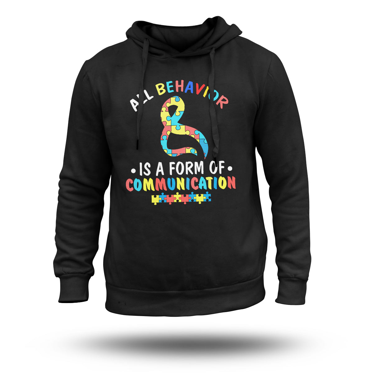 all-behavior-is-a-form-of-communication-autism-ribbon-awareness-hoodie