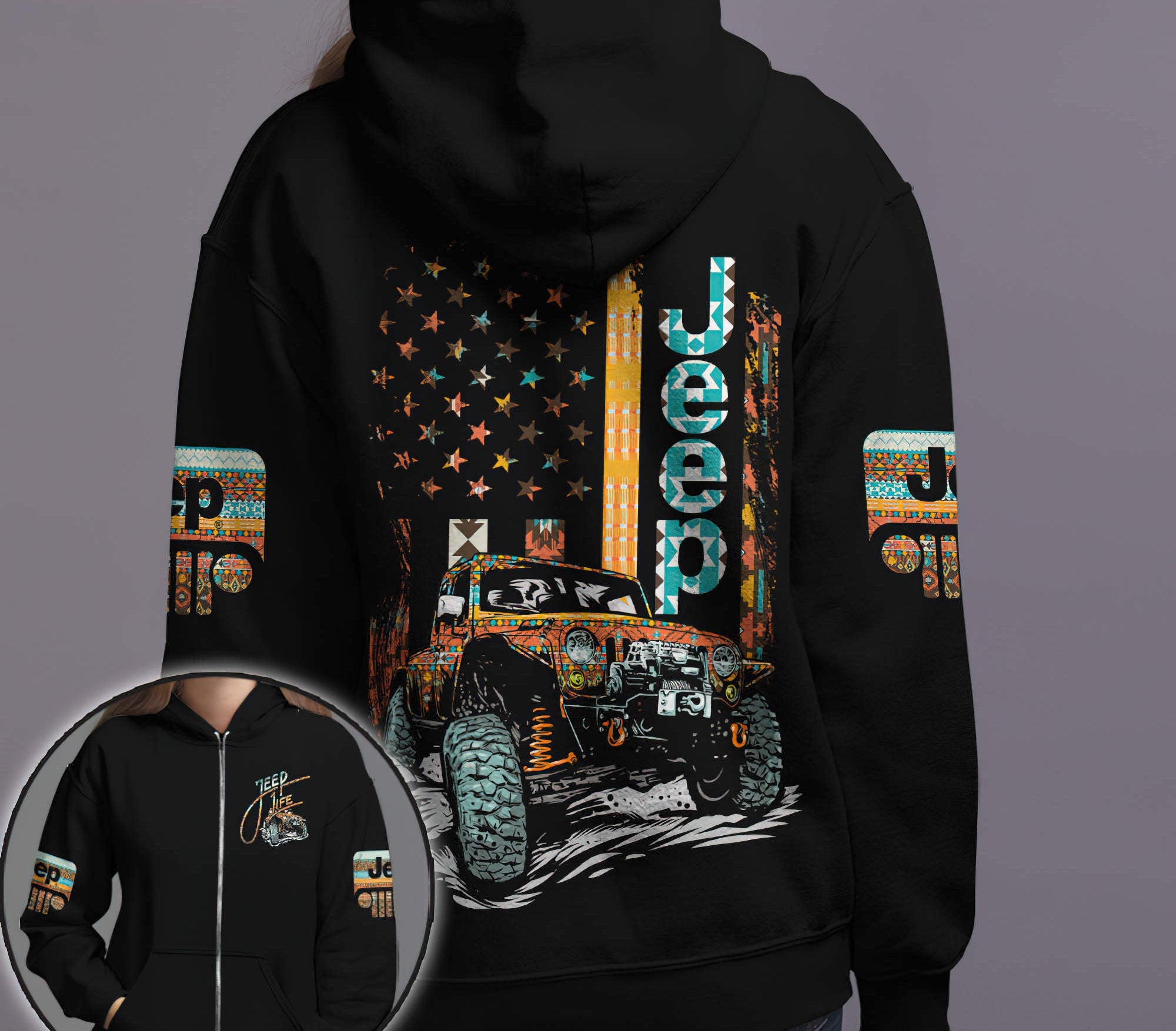 jeep-native-pattern-hoodie