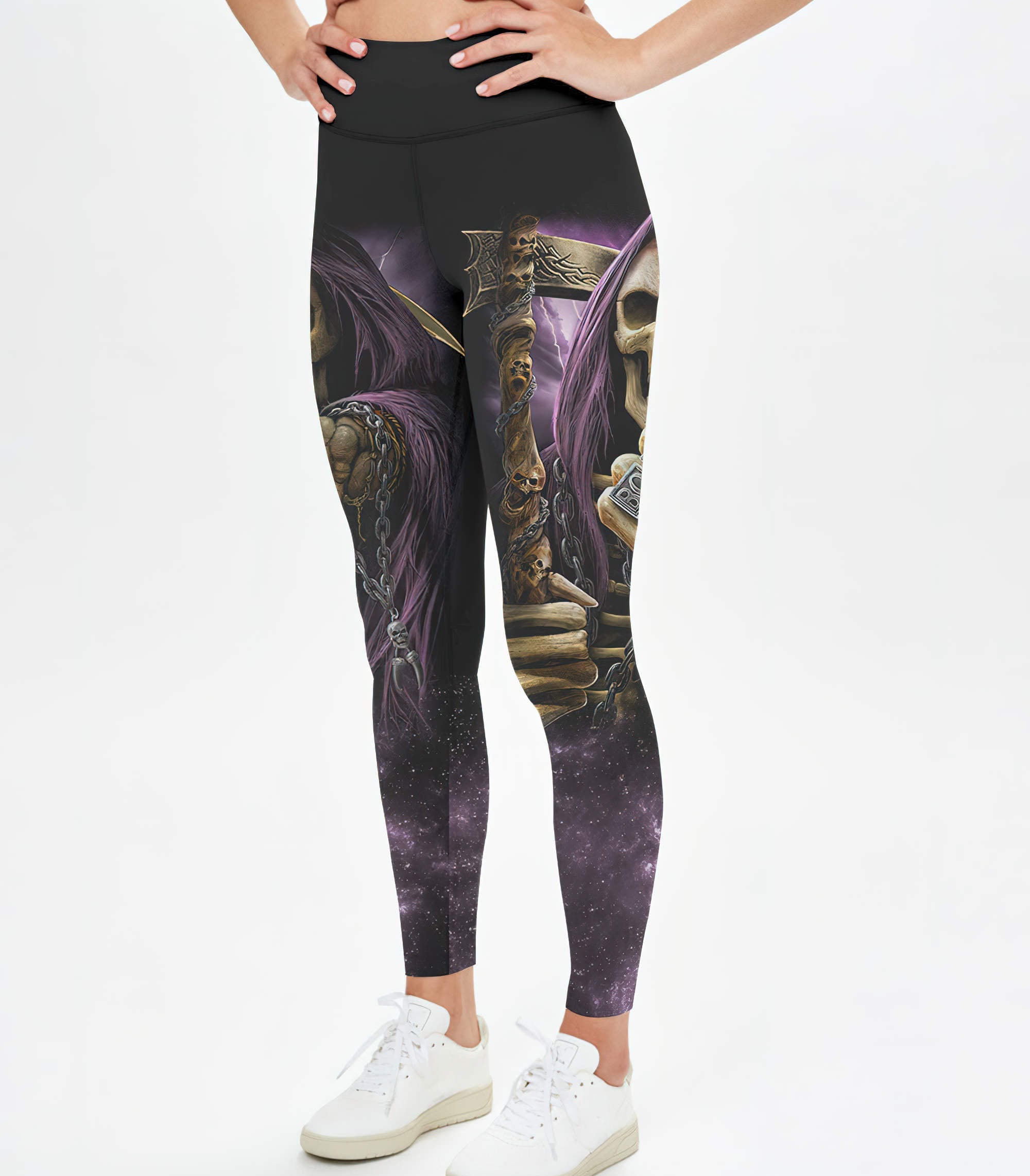 when-life-knocks-you-down-skull-all-over-print-leggings