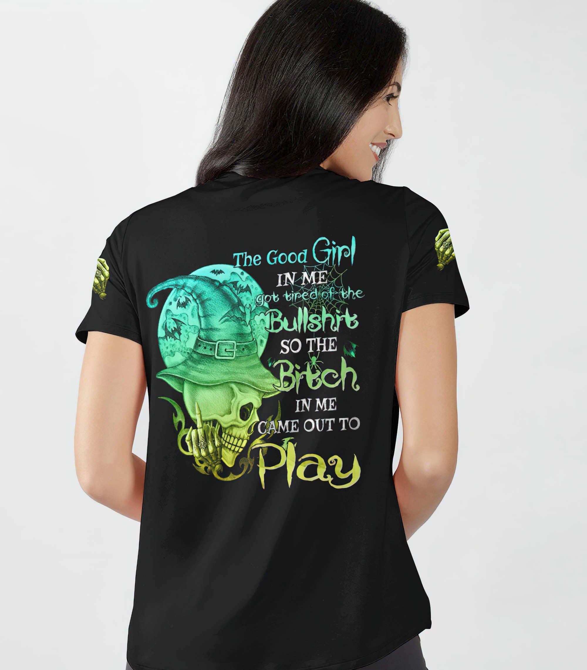 the-good-girl-in-me-got-tired-skull-all-over-print-9-women-v-neck-t-shirt