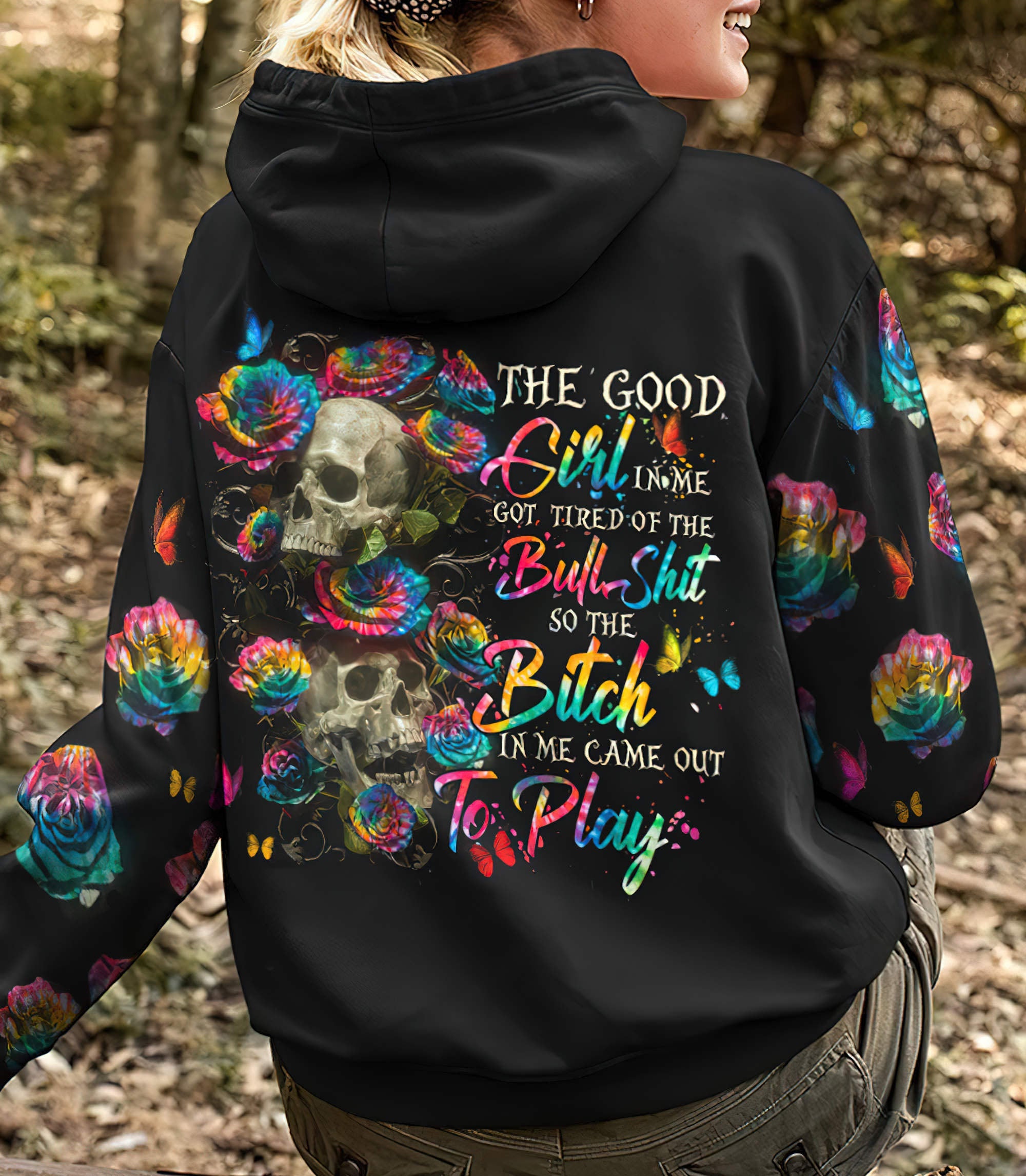 the-good-girl-in-me-rose-skull-tie-dye-all-over-print-hoodie