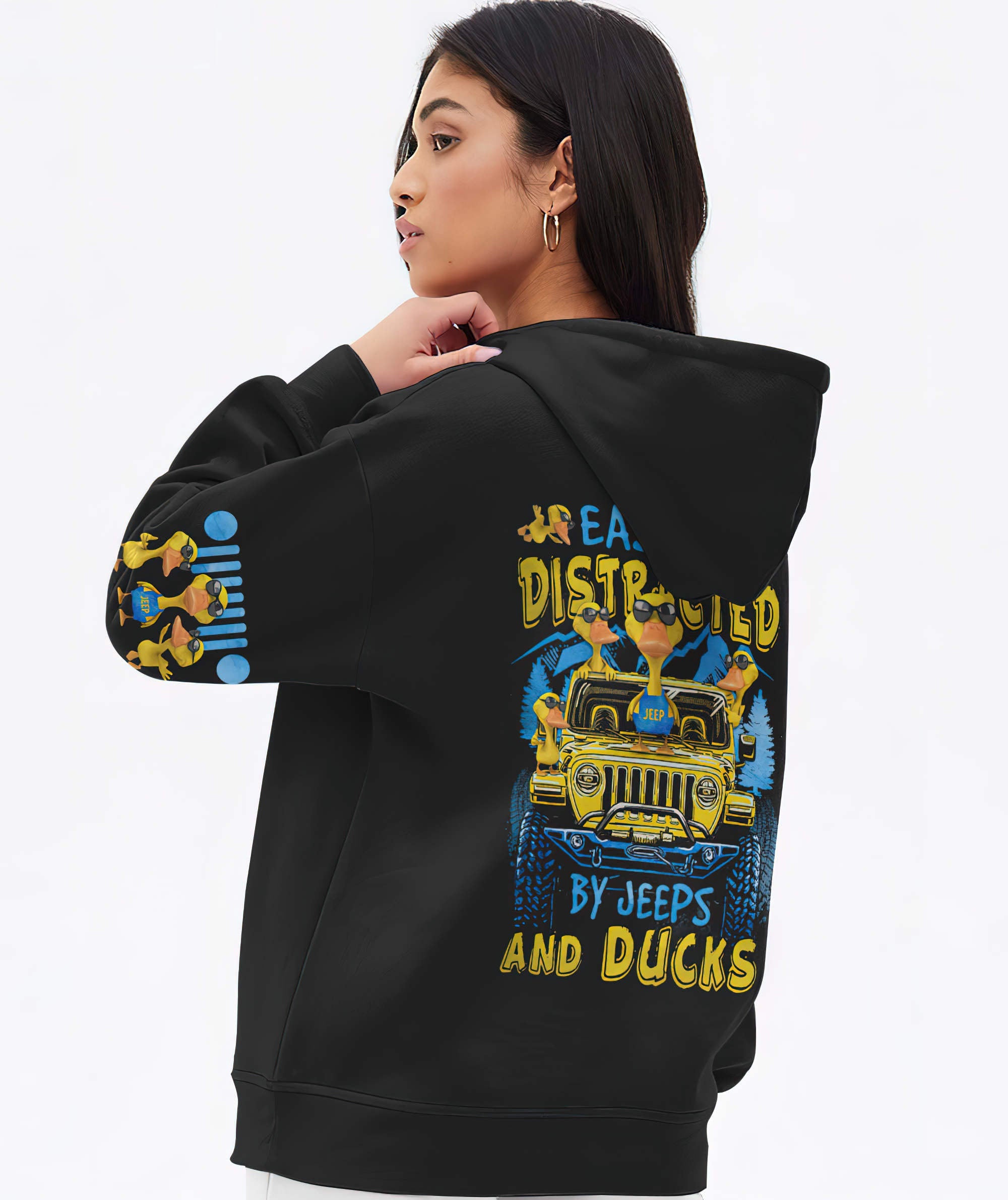 easily-distracted-by-jeeps-and-ducks-hoodie