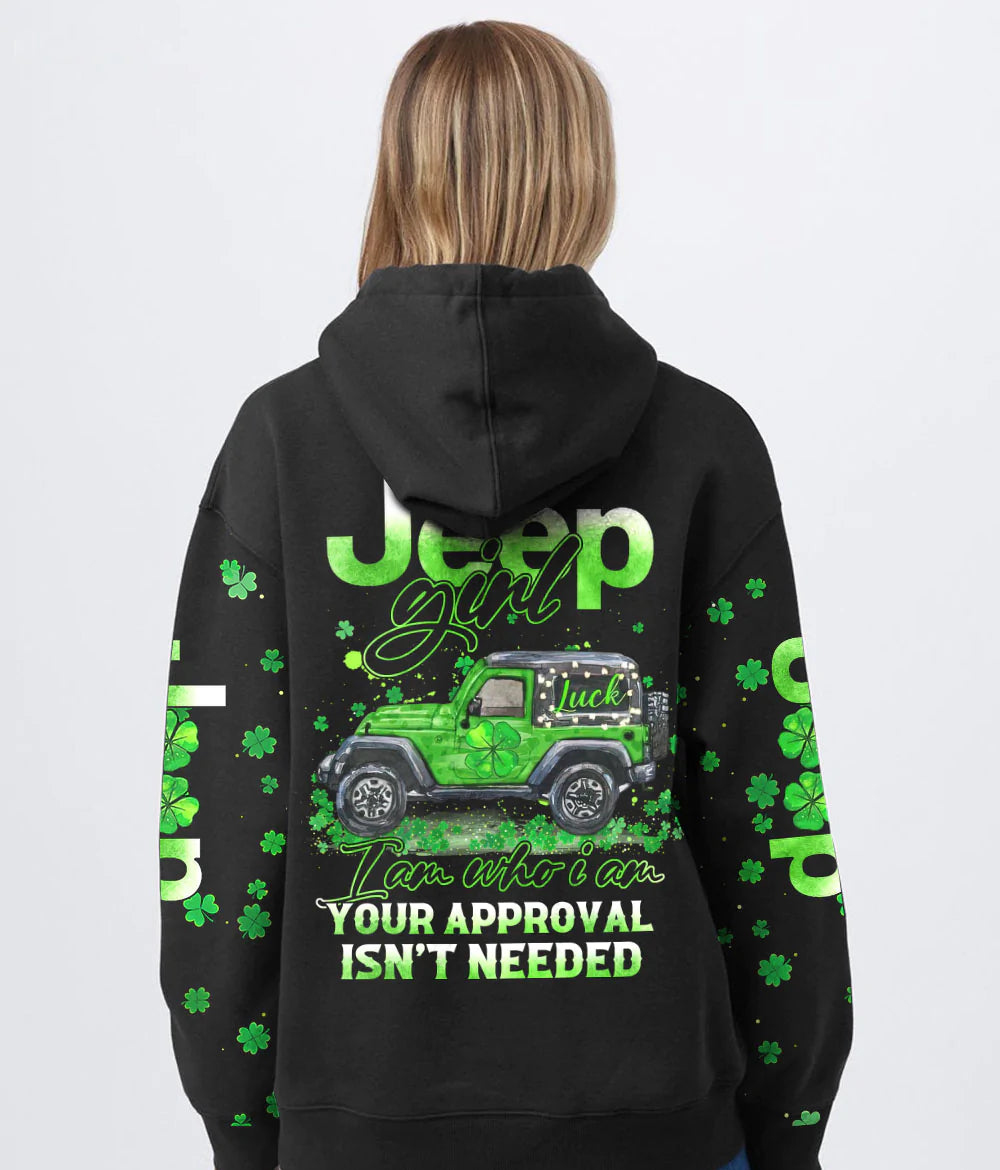 jeep-girl-i-am-who-i-am-patricks-day-hoodie