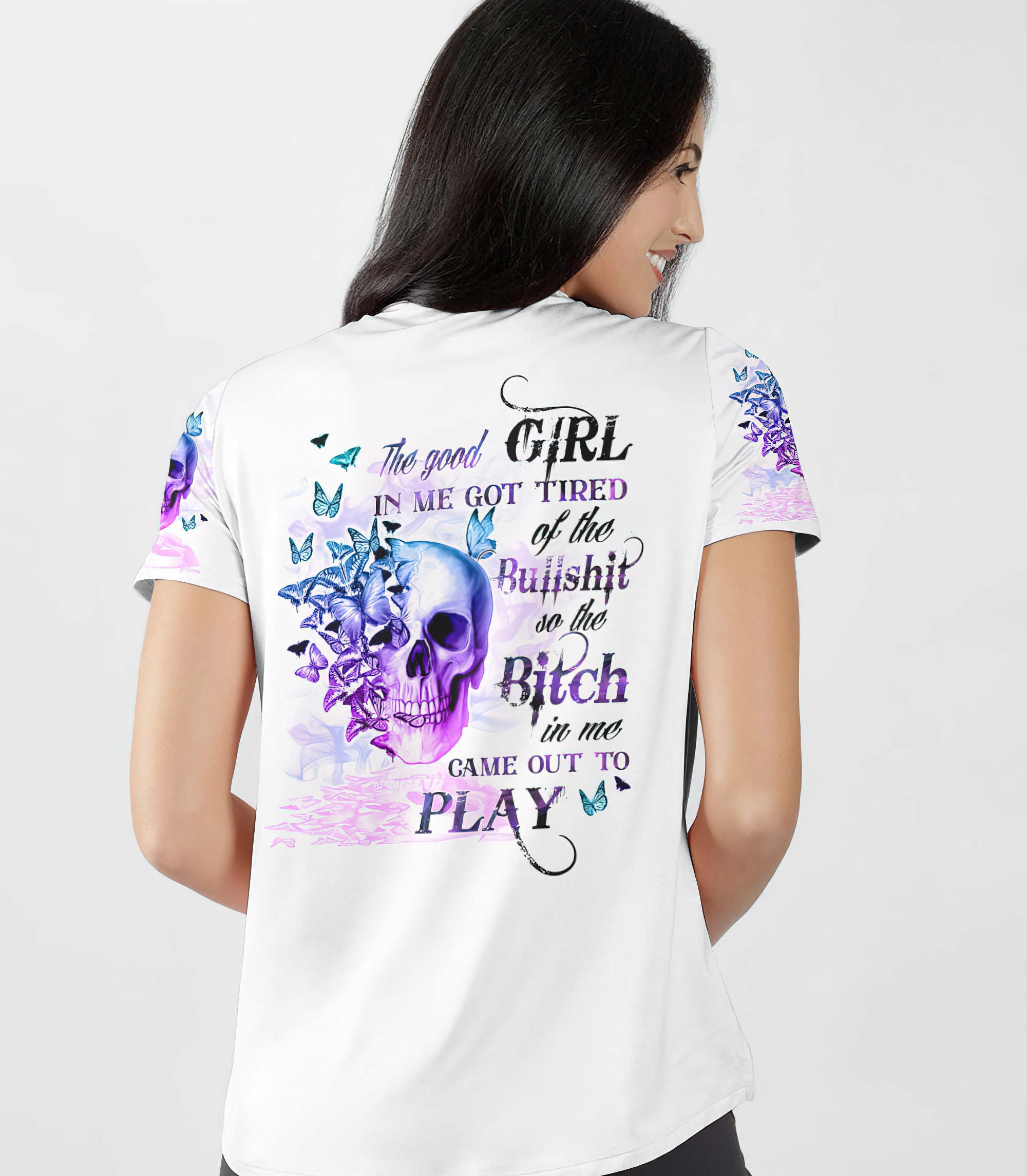 the-good-girl-in-me-got-tired-skull-all-over-print-23-women-v-neck-t-shirt