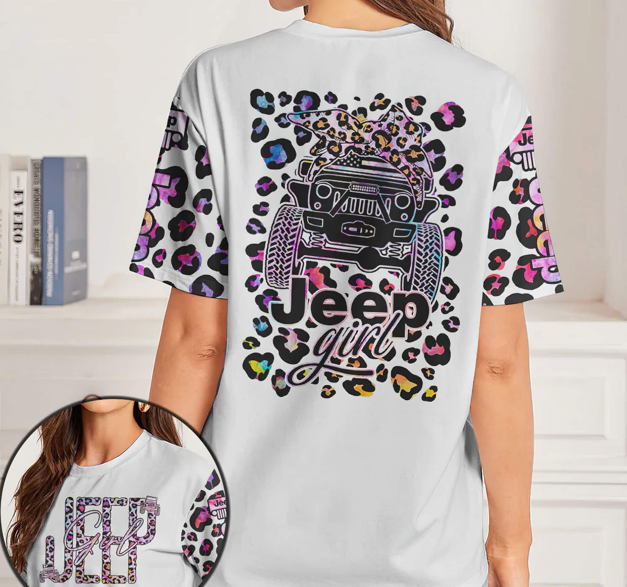 jeep-girl-leopard-colorful-all-over-print-t-shirt