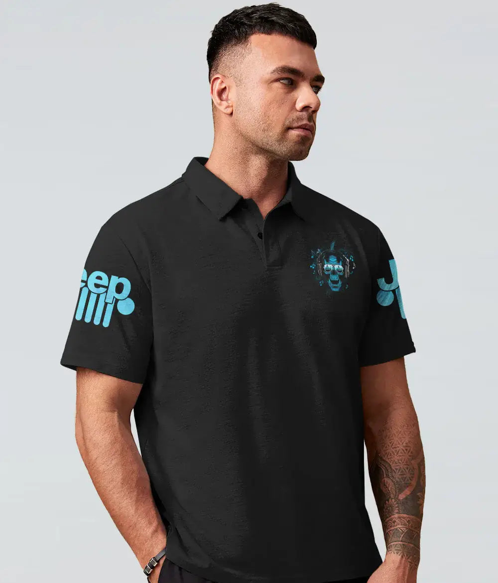 daily-deal-loud-music-in-a-jeep-skull-polo-shirt