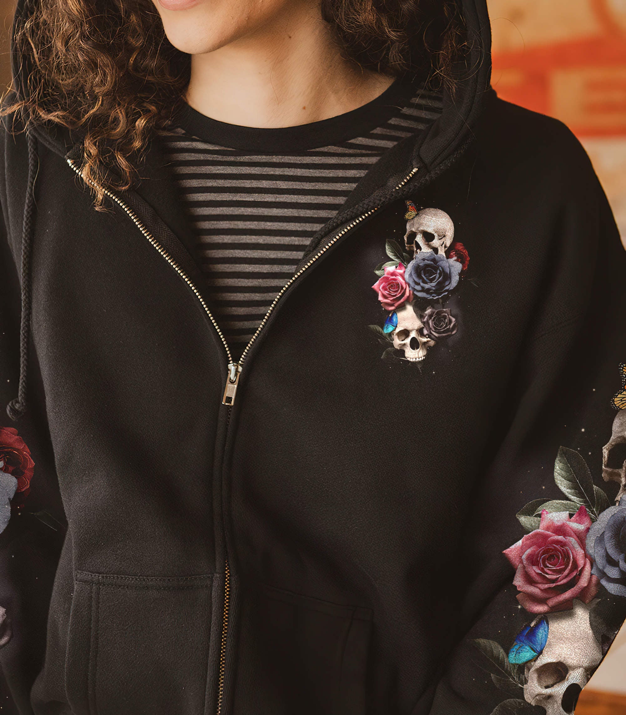 the-good-girl-in-me-skull-with-rose-all-over-print-hoodie