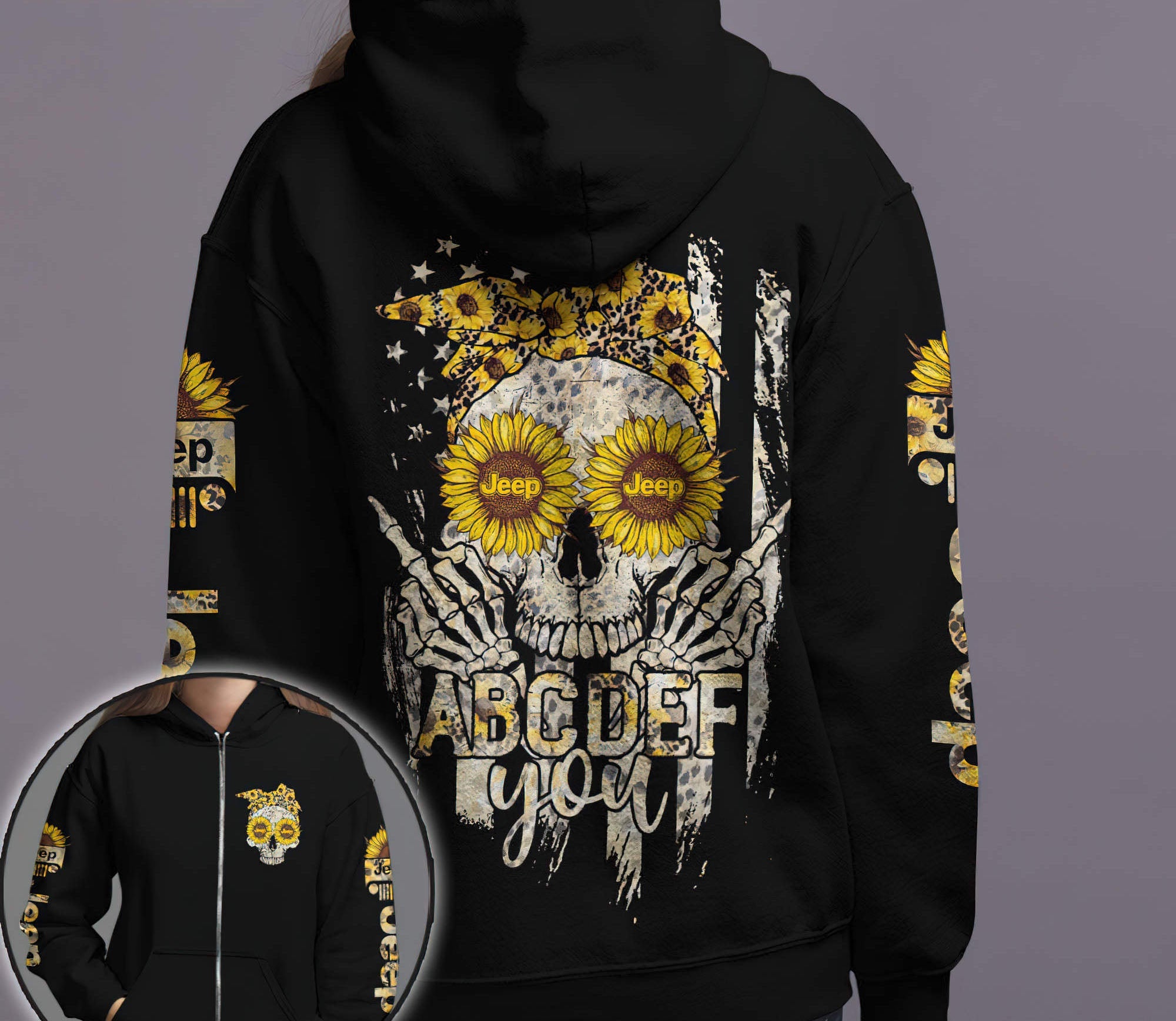 abcdef-you-sunflower-skull-jeep-hoodie