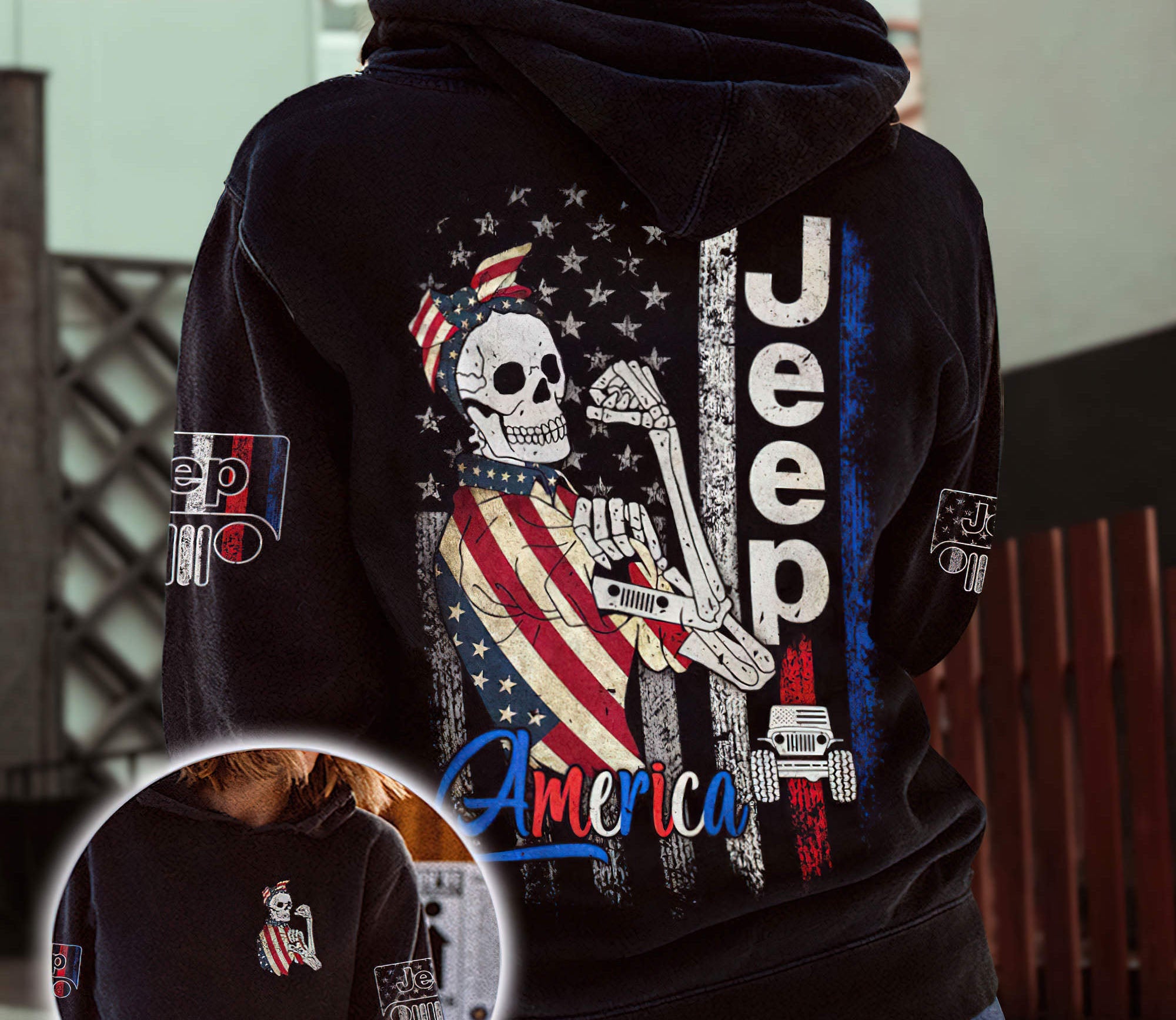 jeep-strong-women-skeleton-hoodie