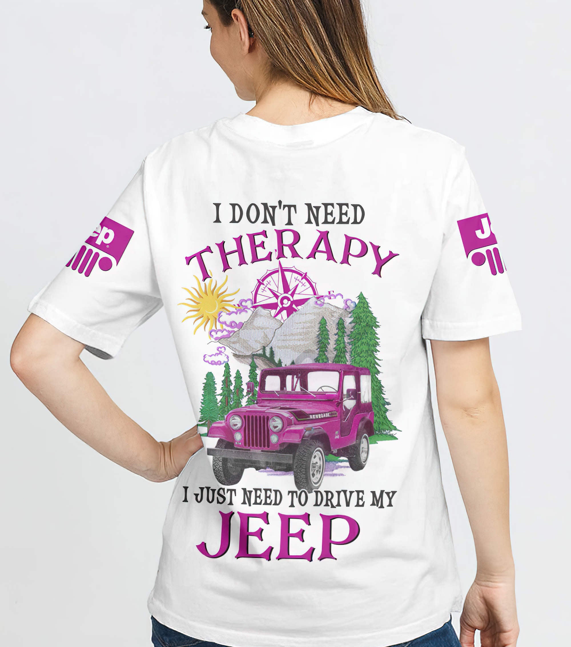 i-dont-need-therapy-jeep-t-shirt