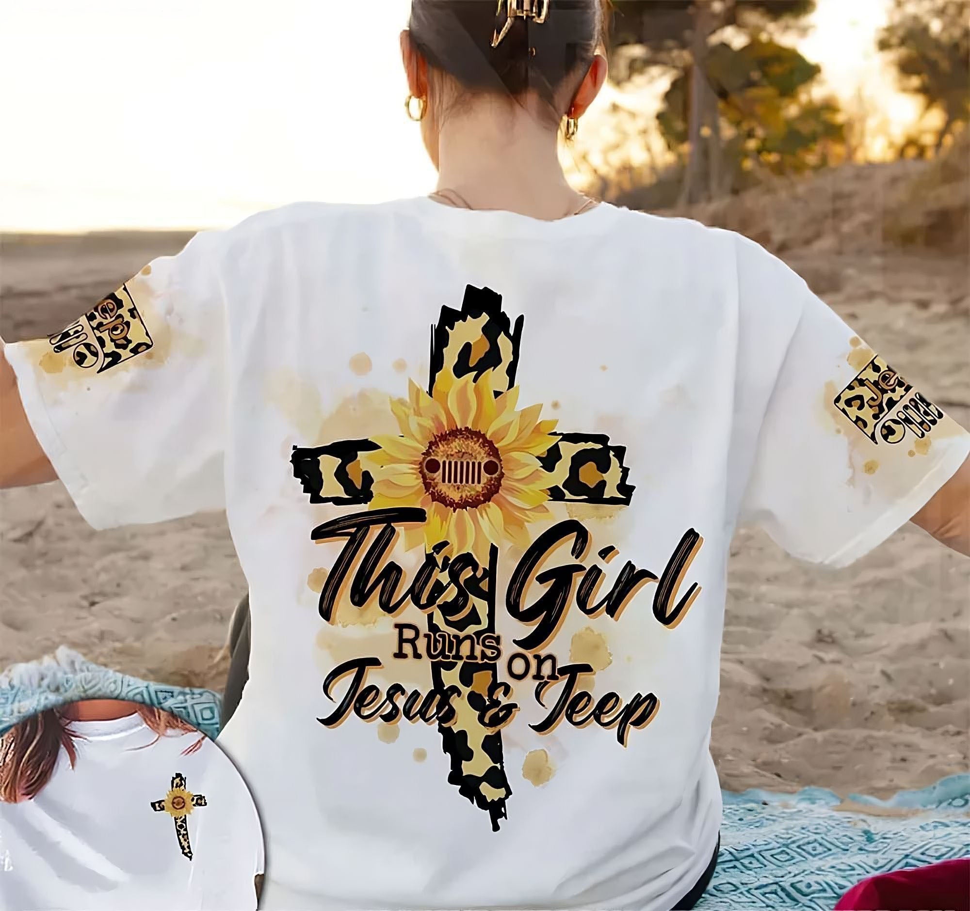 this-girl-runs-on-jesus-and-jeep-sunflower-all-over-print-t-shirt