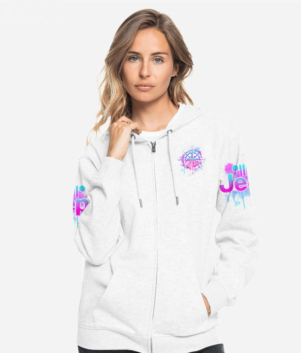 jeep-life-compass-purple-teal-hoodie