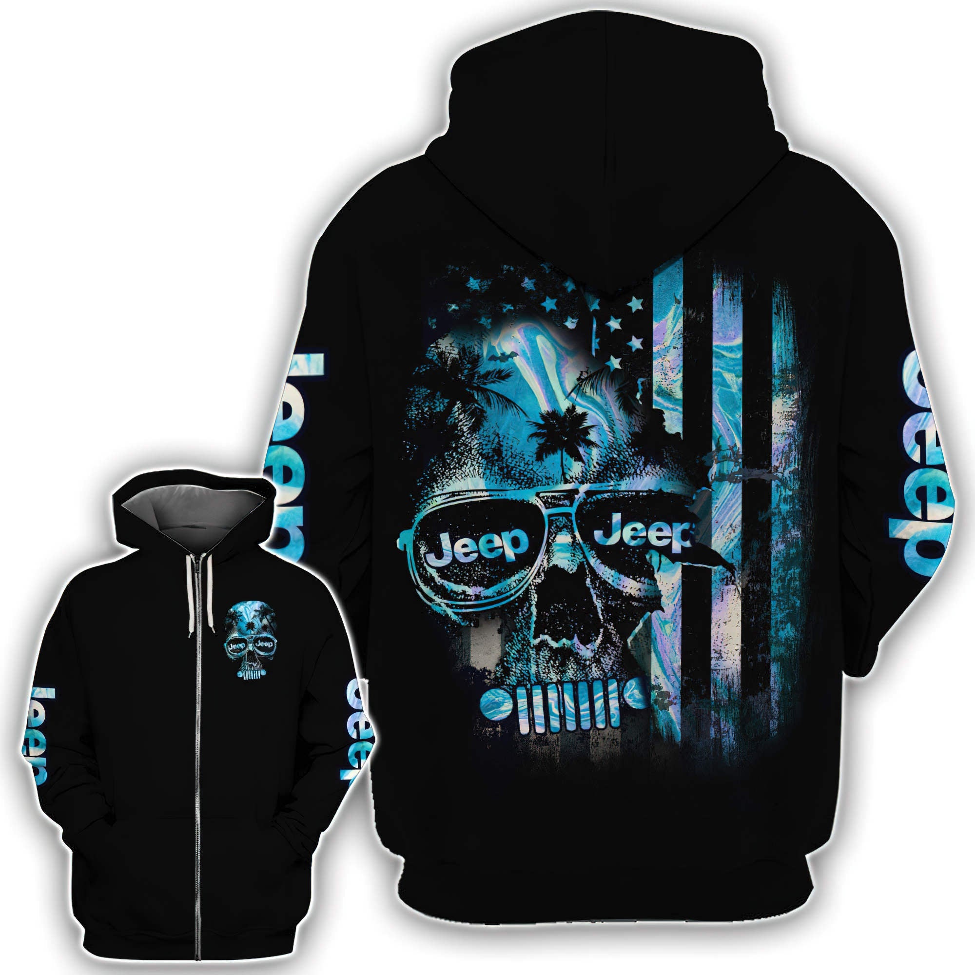 jeep-skull-hologram-flag-hoodie