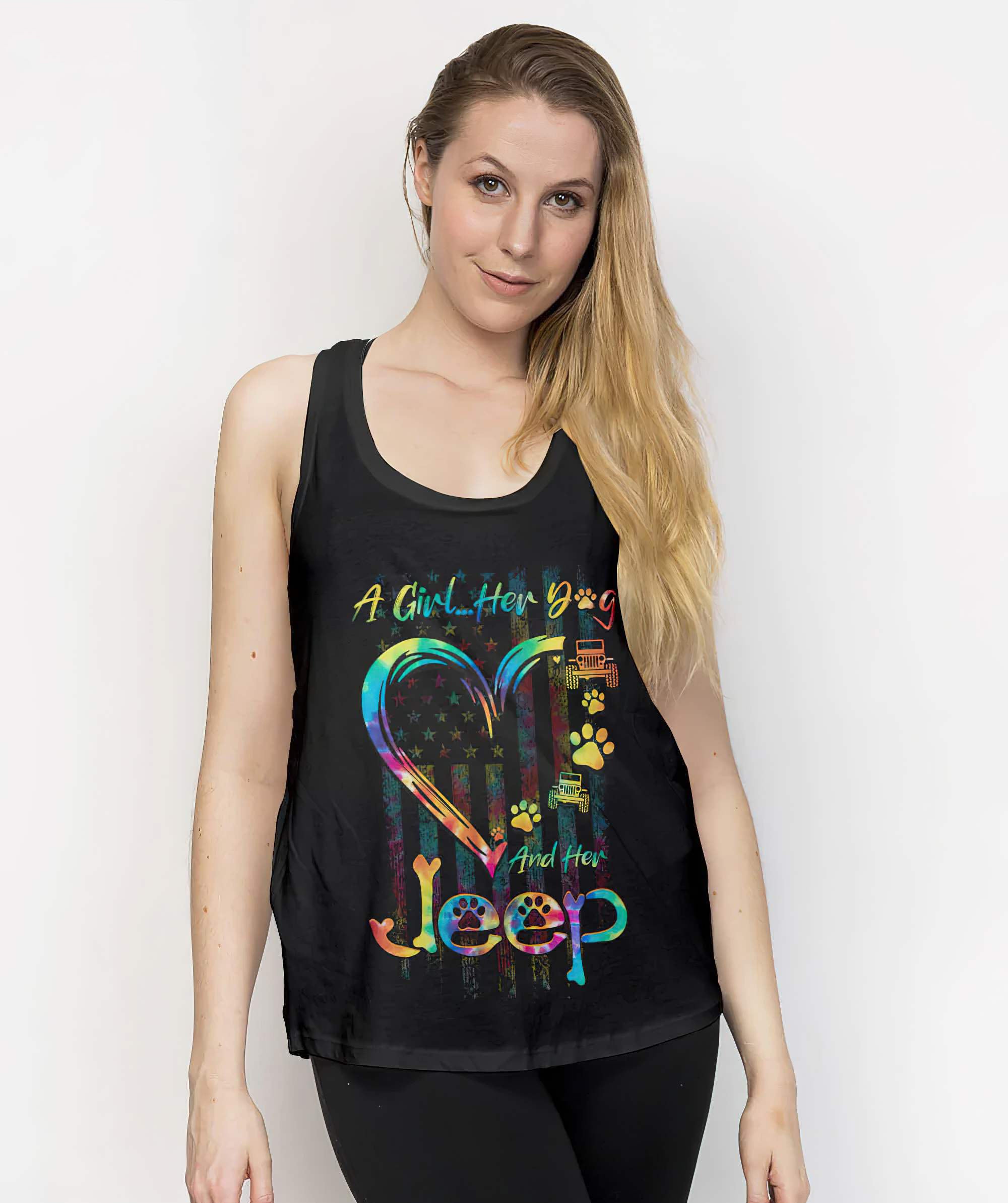 a-girl-her-dog-and-her-jeep-tank-top