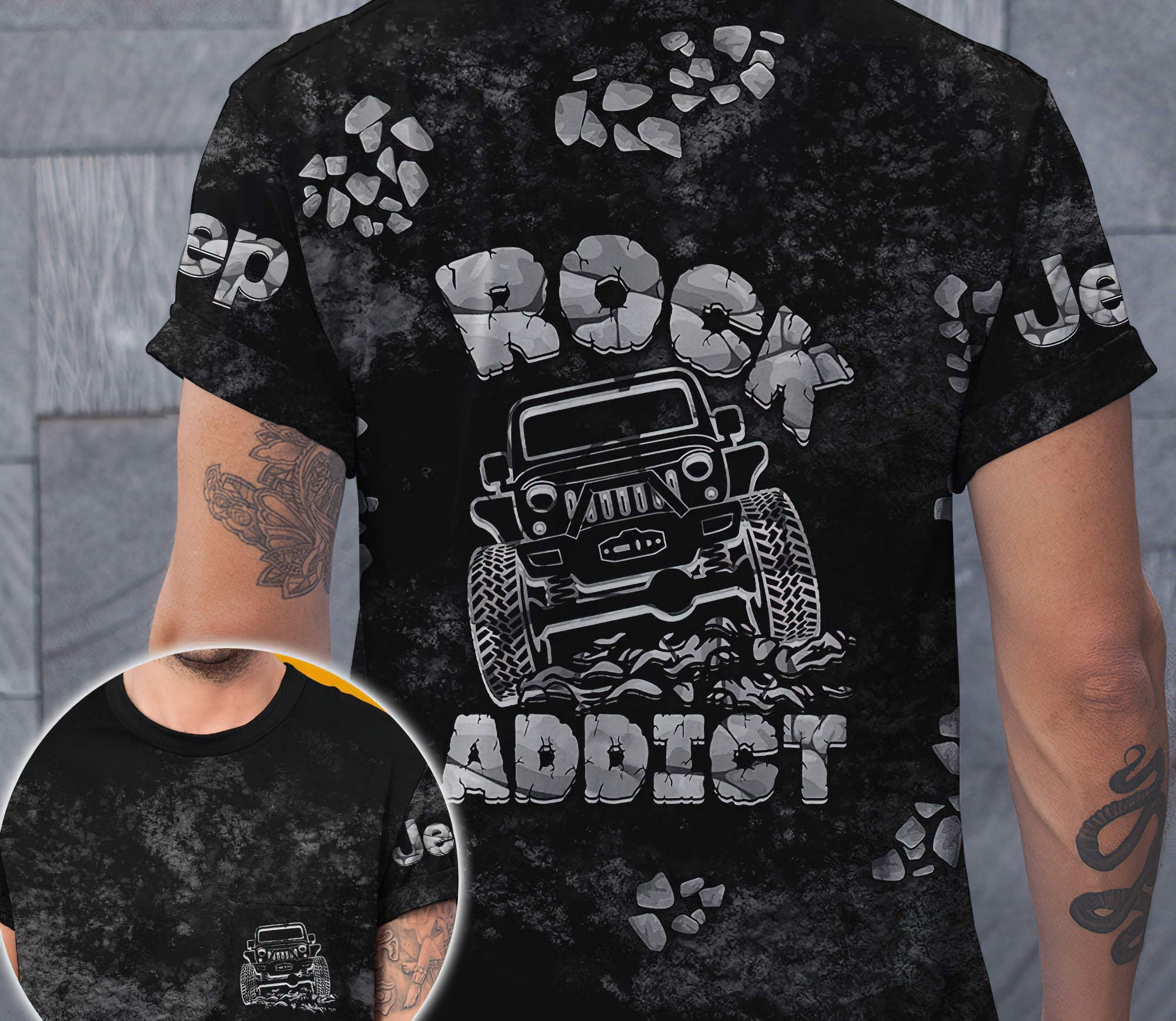 rock-addict-jeep-t-shirt