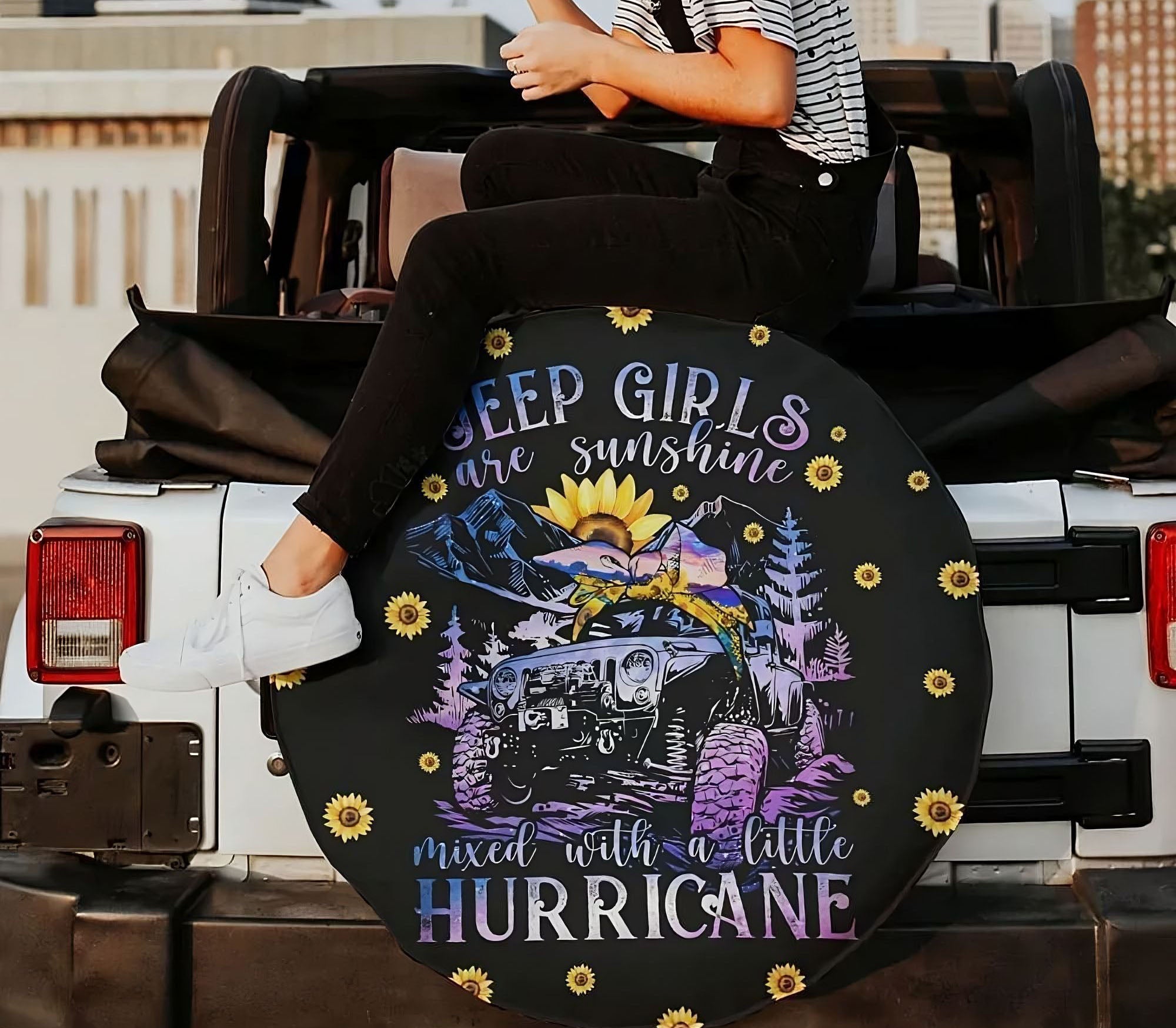 jeep-girls-are-sunshine-sunflower-purple-automotive-spare-tire-cover