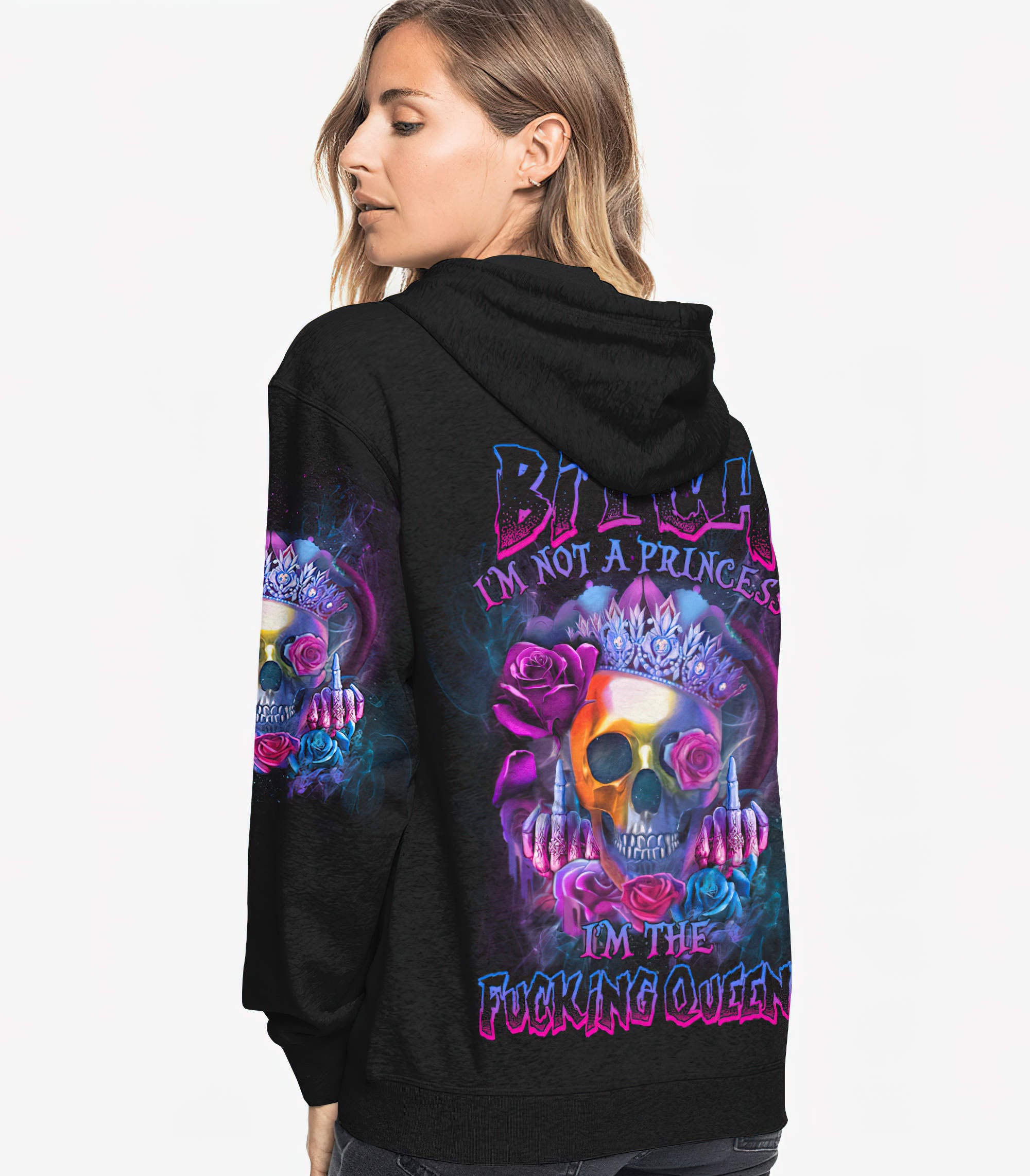 im-the-fking-queen-rose-skull-all-over-print-hoodie