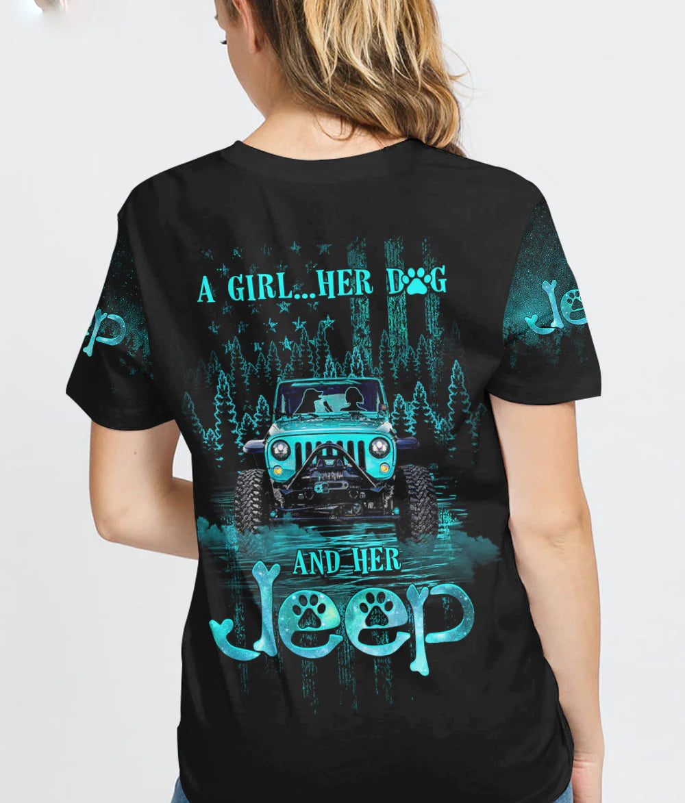 a-girl-her-dog-and-her-jeep-t-shirt