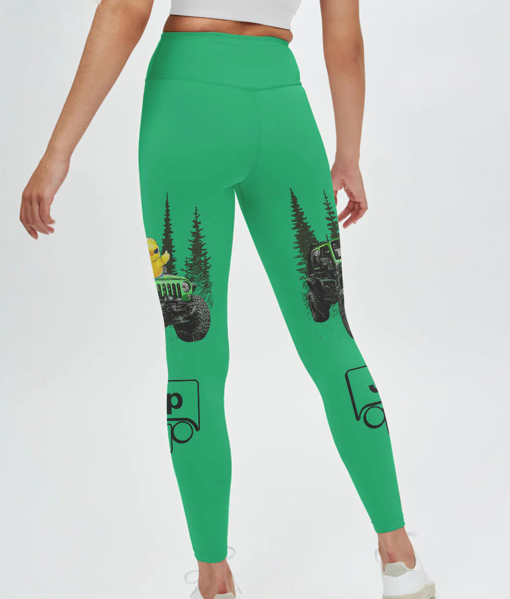 aint-nothing-but-a-jeep-thing-green-leggings