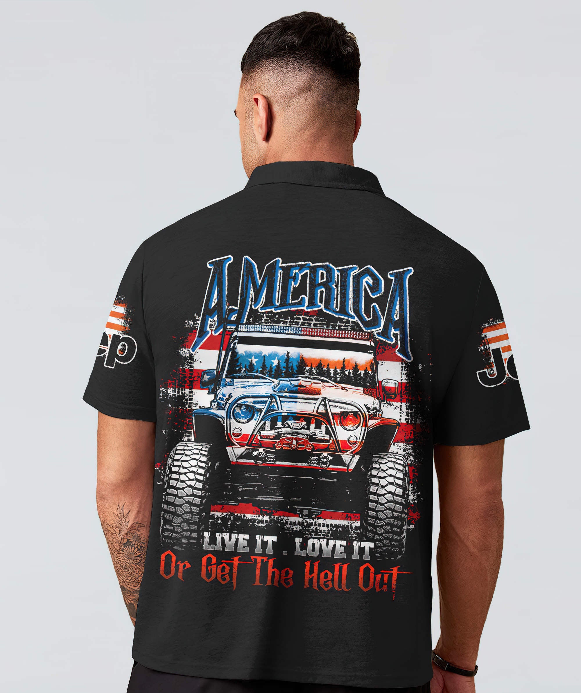 america-live-it-love-it-or-get-the-hell-out-jeep-polo-shirt