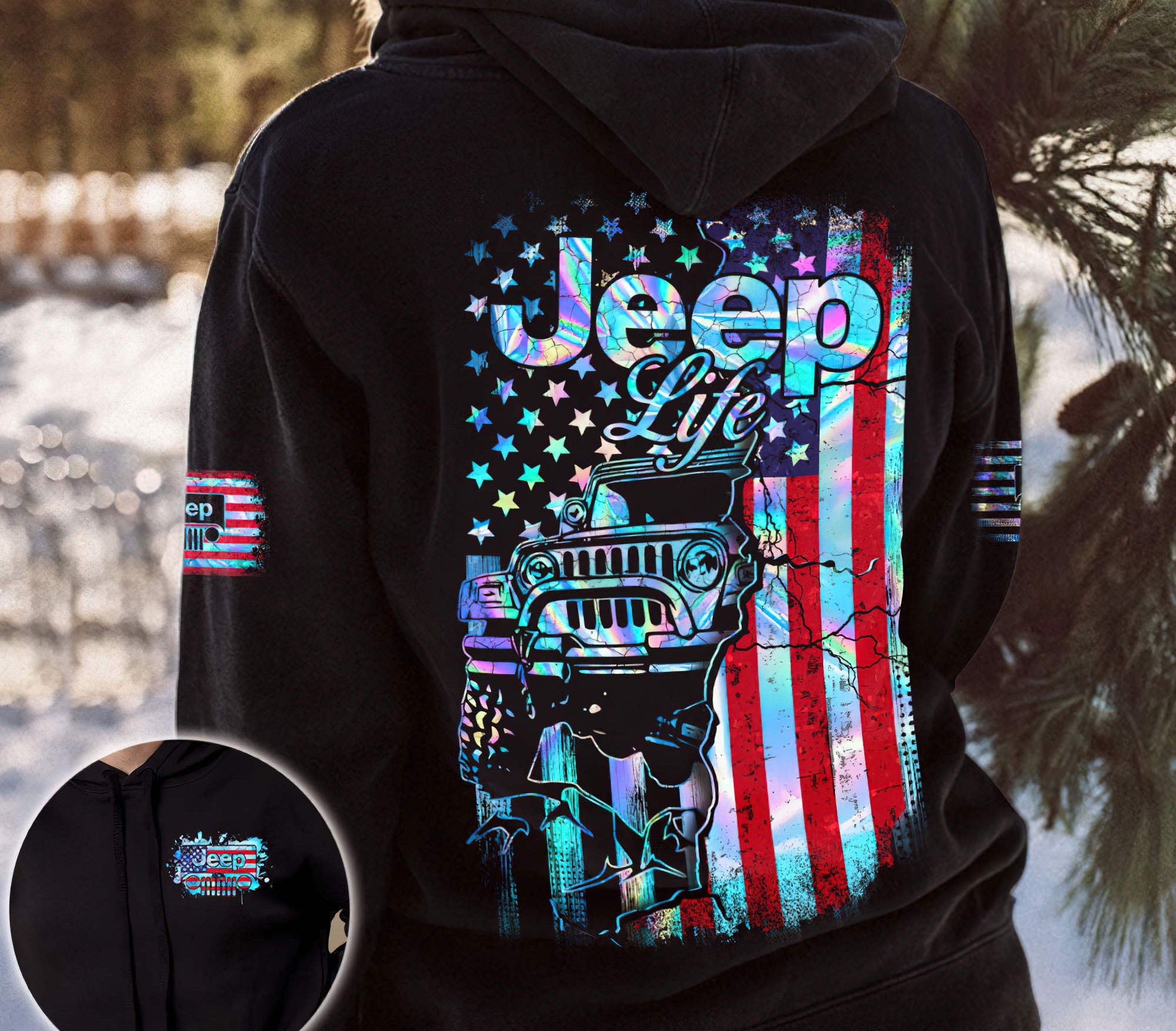 jeep-life-half-crack-flag-holo-hoodie