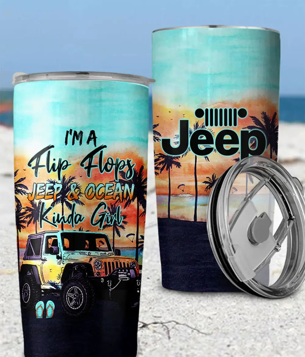 flip-flops-jeep-ocean-kinda-girl-beach-painting-tumbler