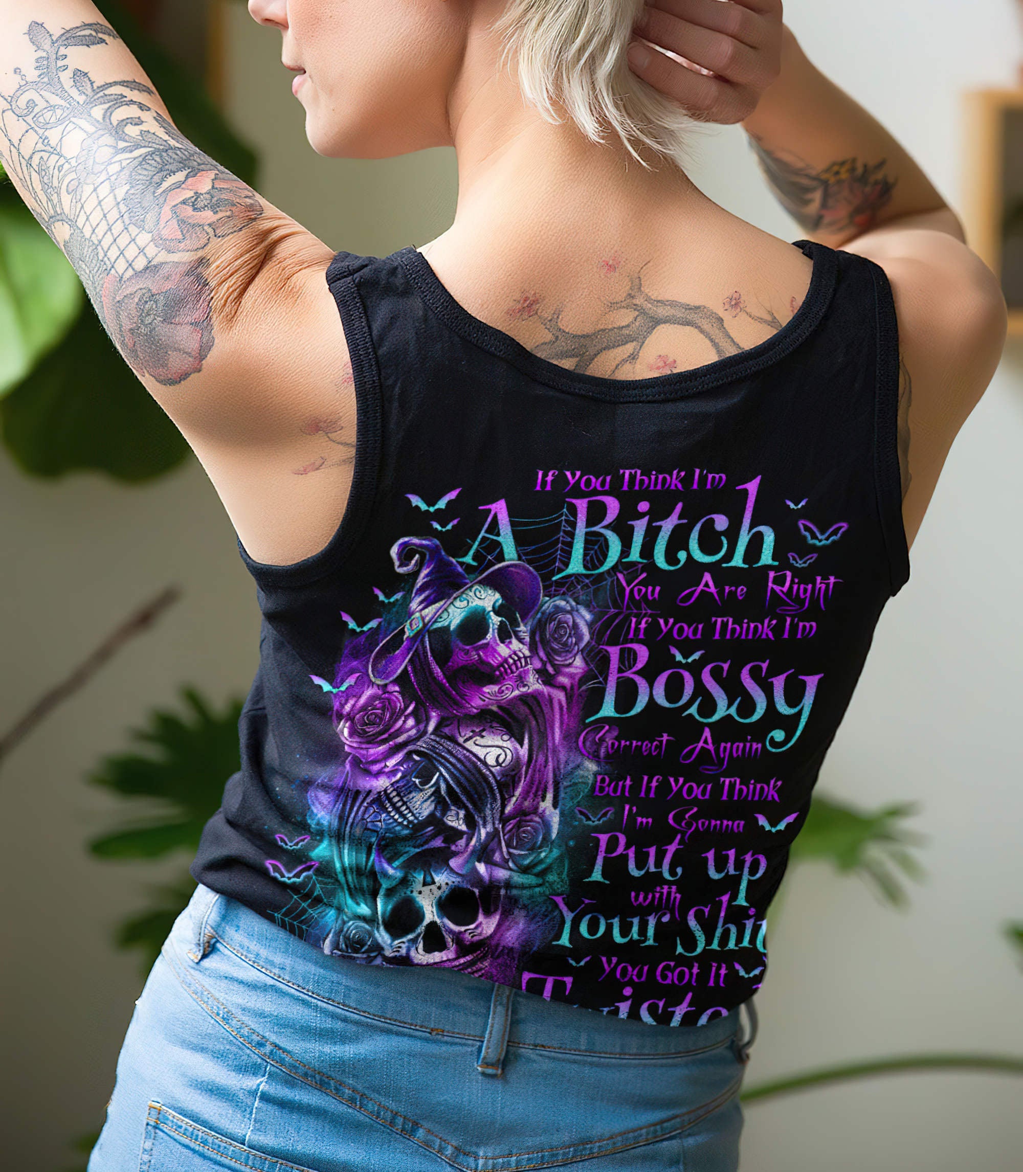 if-you-think-im-a-b-3-skulls-rose-halloween-all-over-print-tank-top