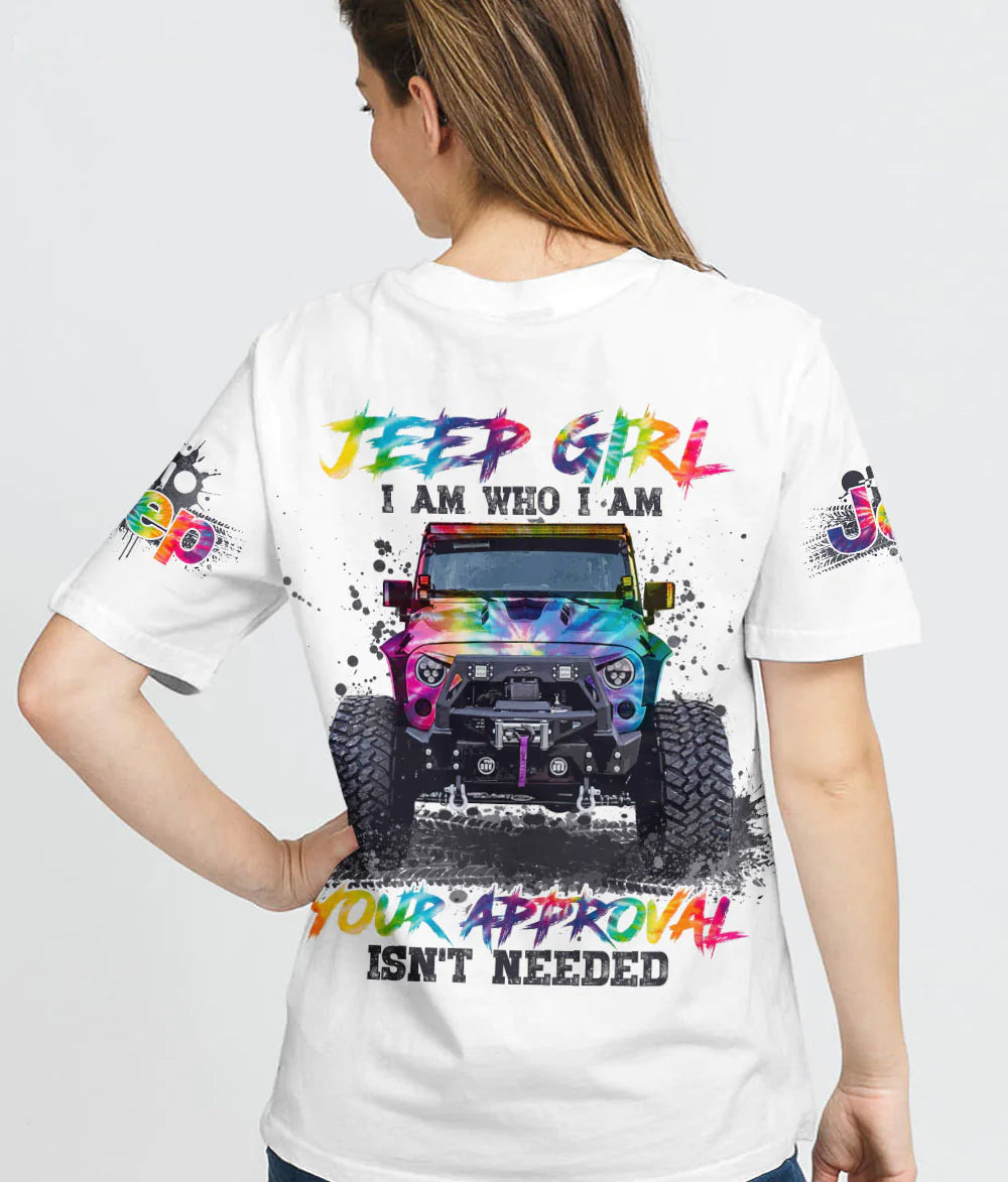 jeep-girl-i-am-who-i-am-dirty-tie-dye-t-shirt