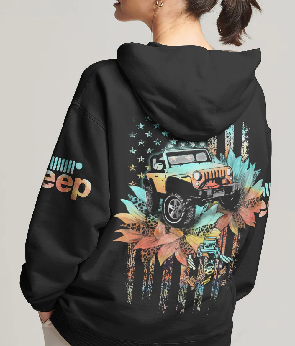 jeep-leopard-sunflower-flag-painting-hoodie