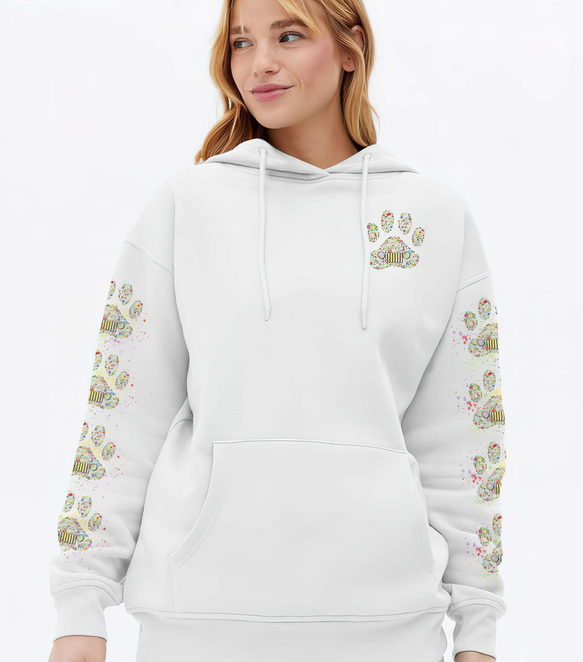 just-a-girl-who-loves-jeeps-and-dogs-floral-hoodie