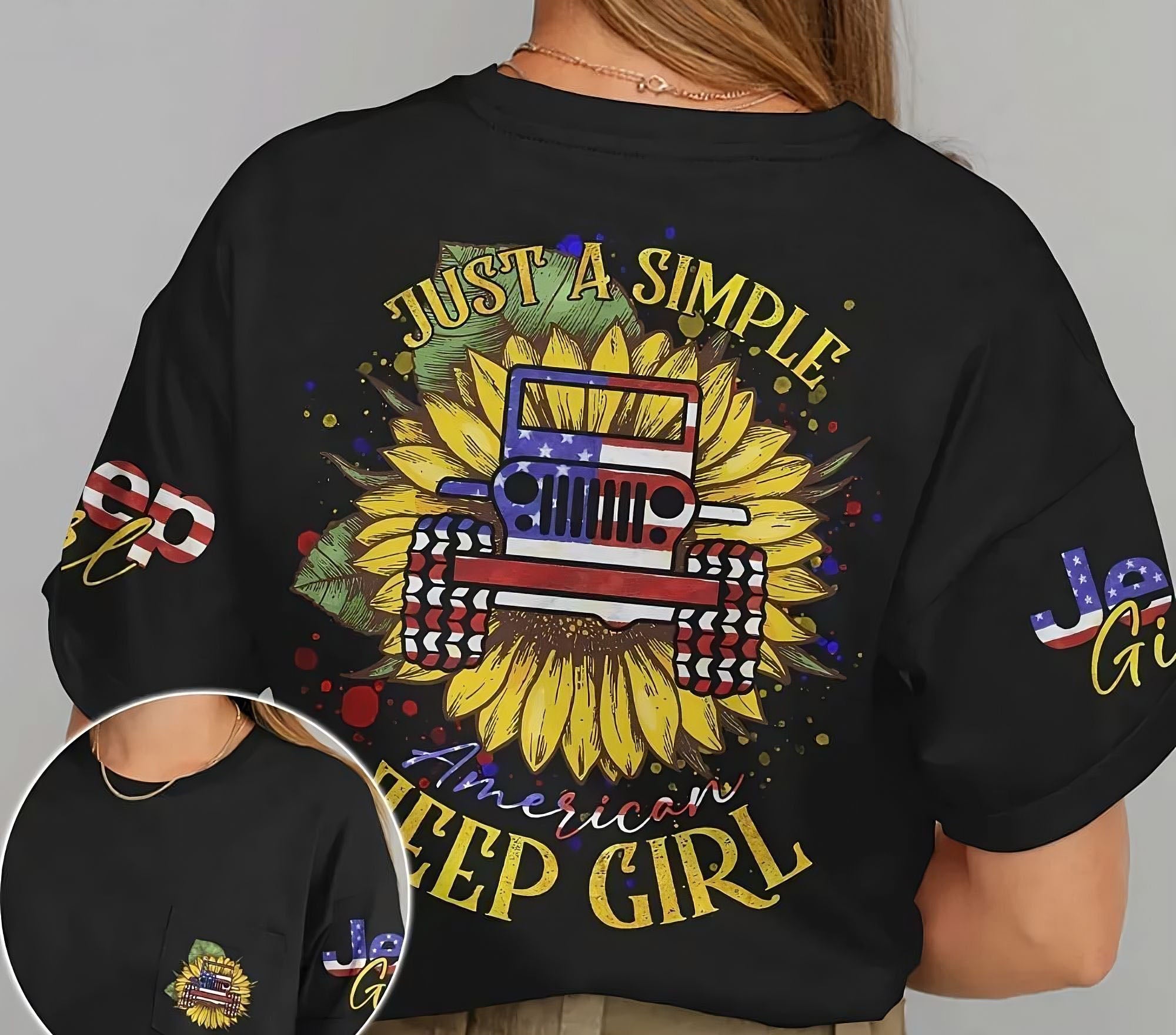 simple-american-jeep-girl-sunflower-all-over-print-t-shirt