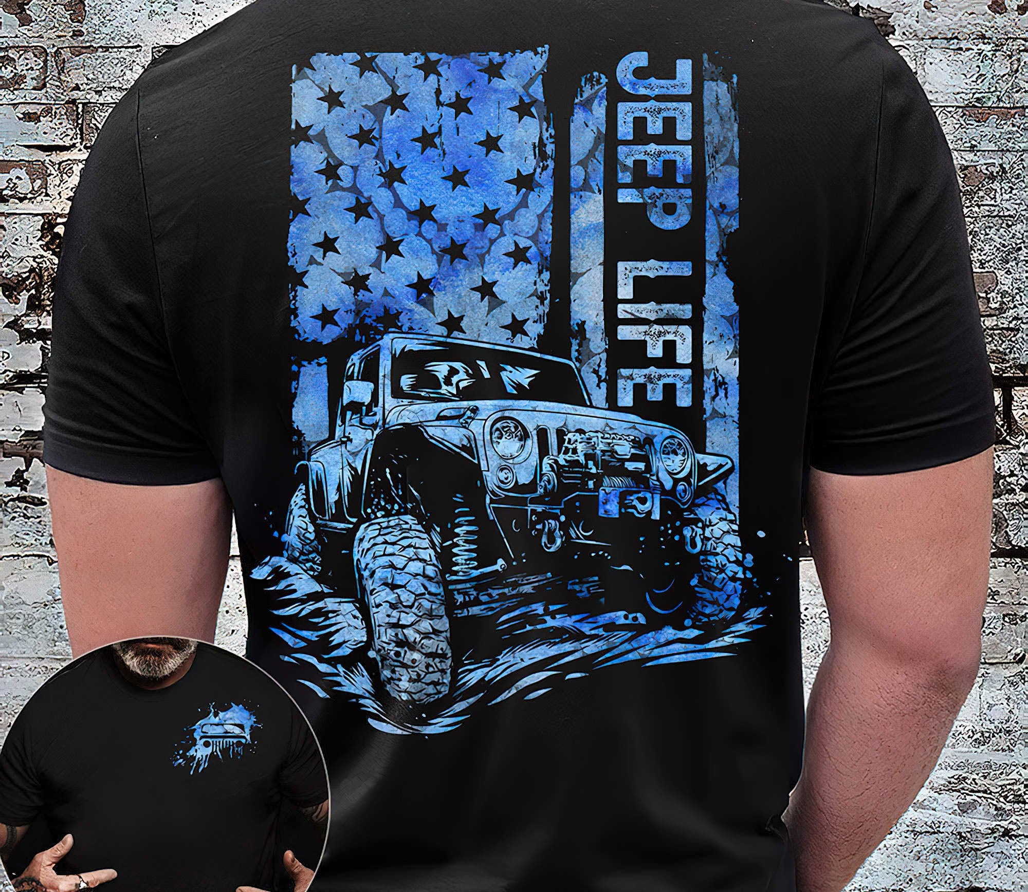 jeep-life-blue-flag-2d-t-shirt