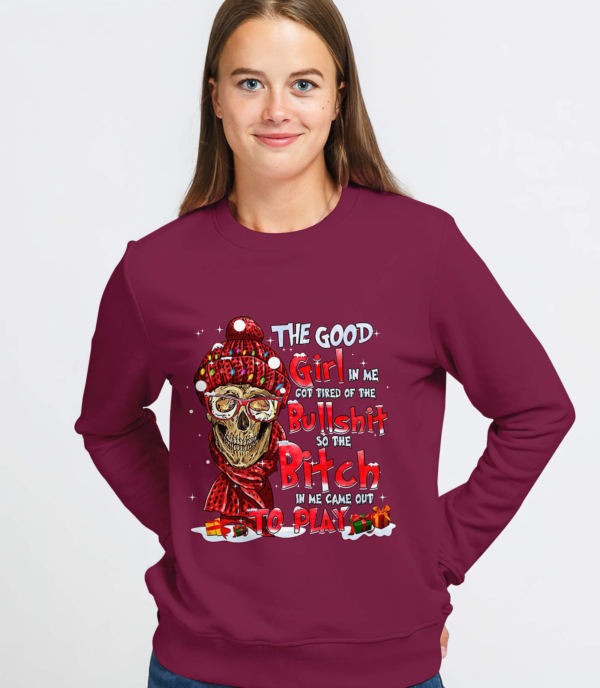 the-good-girl-in-me-skull-christmas-all-over-print-sweatshirt